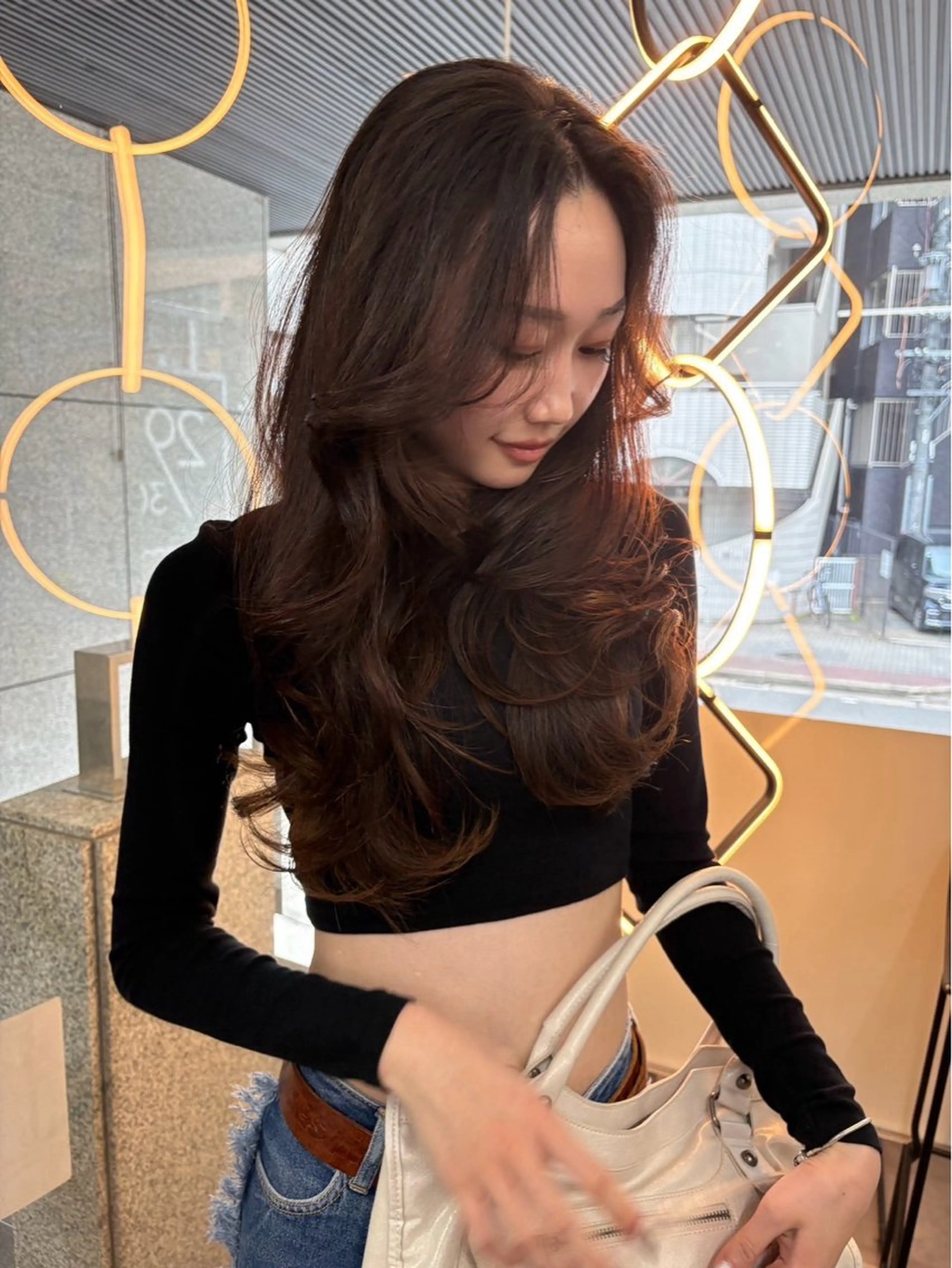 ロング ヘアアレンジ LAKING ゆみのヘアスタイル