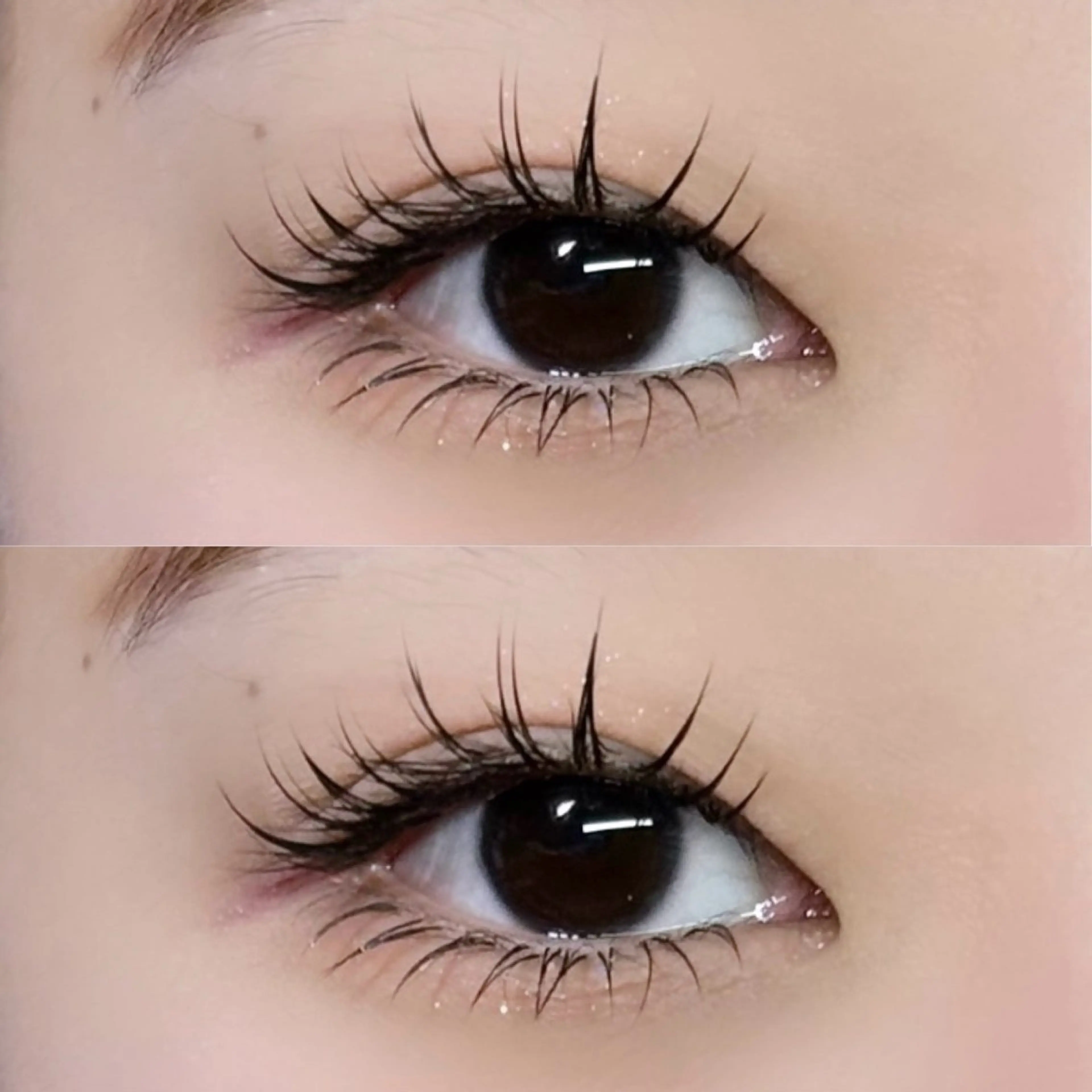 マツエク・マツパ 束感まつ毛 セーブル 下まつげエクステ アップワードラッシュ scarlet asahiのマツエク・マツパデザイン