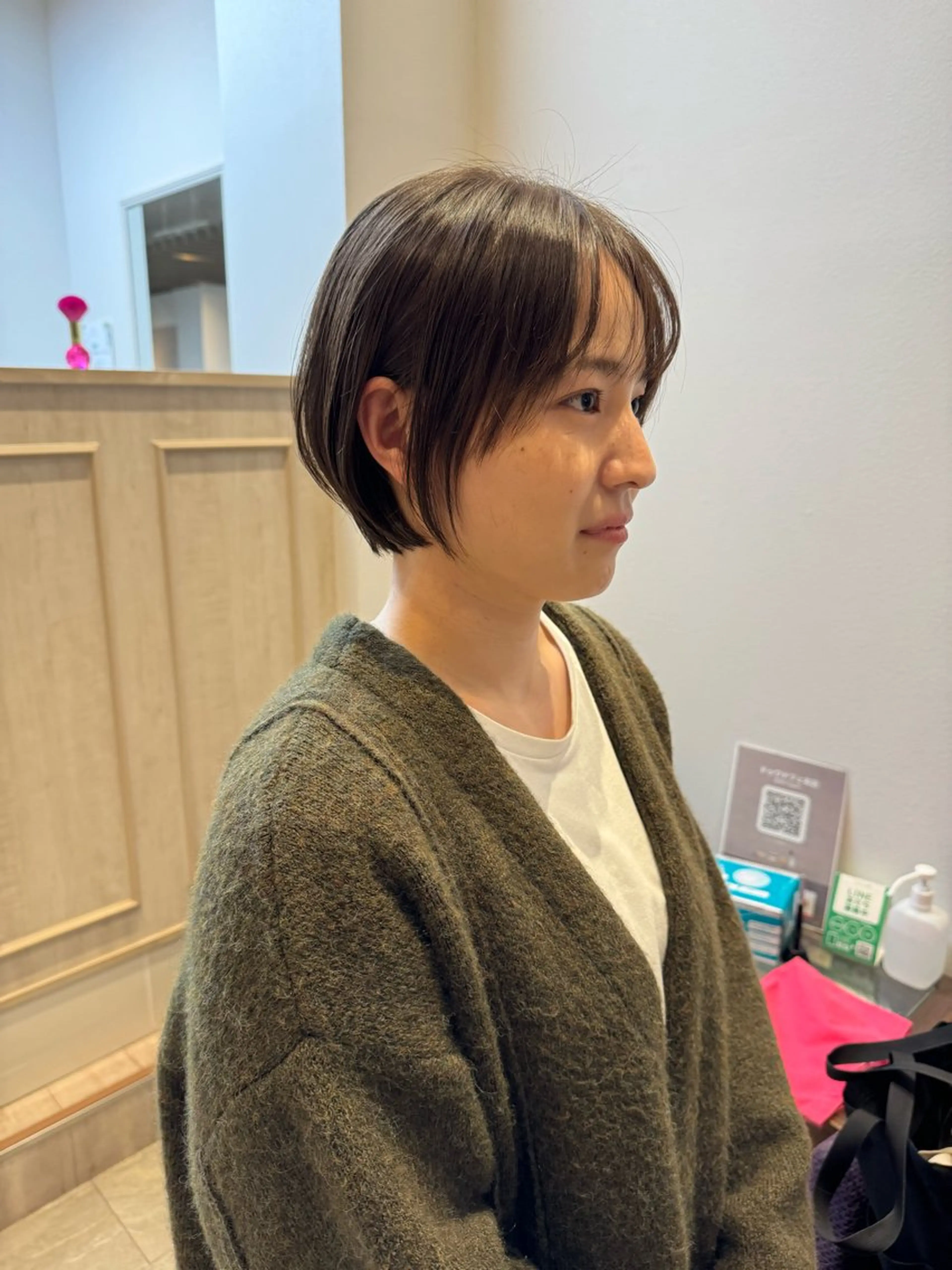 ショート ショート/ボブ パーマ/中原のヘアスタイル