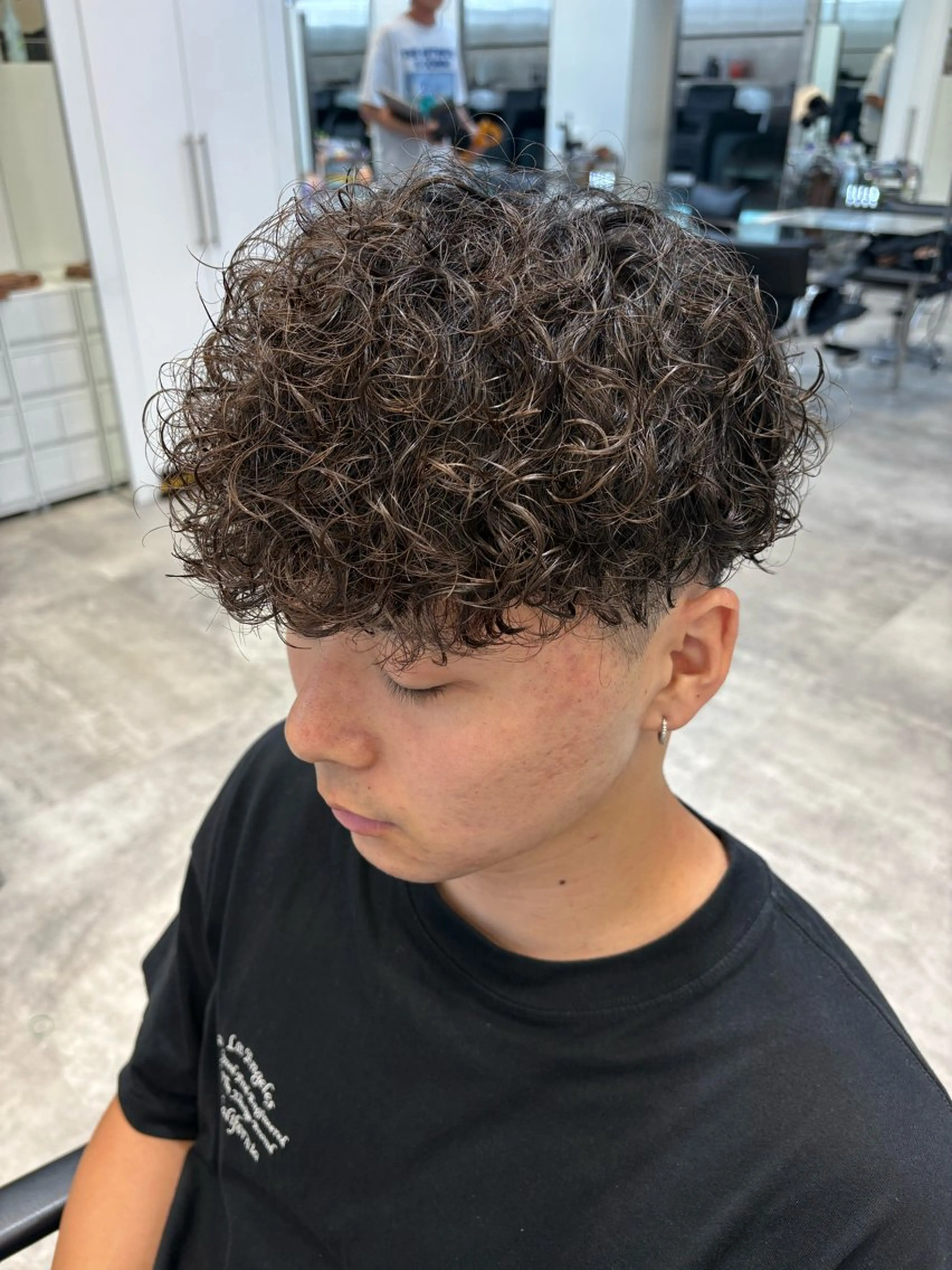 パーマ メンズ カット パーマ fifth 武正 琉生のヘアスタイル