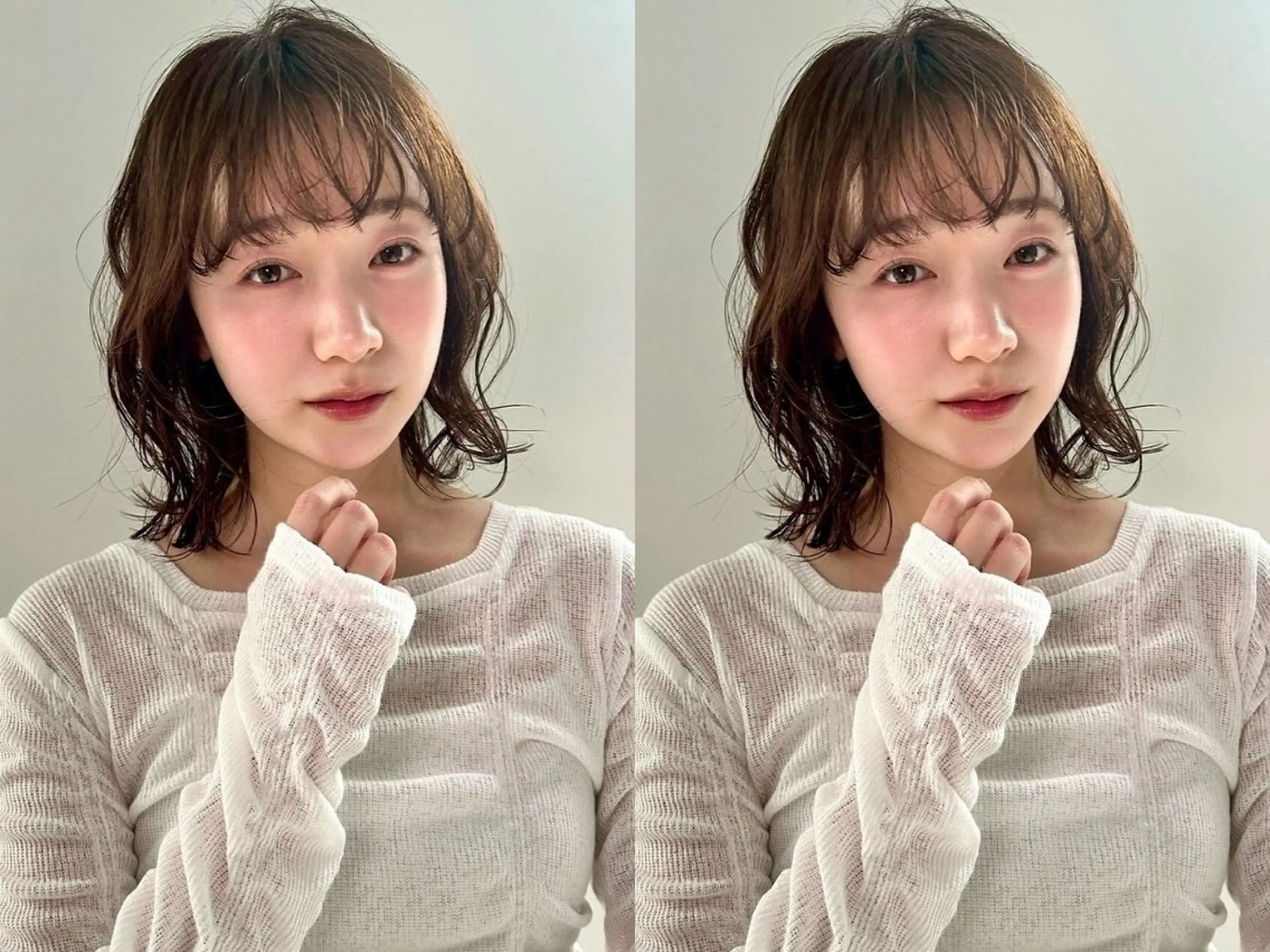 ミディアム 透明感カラー / Rio👶🏻💞のヘアスタイル