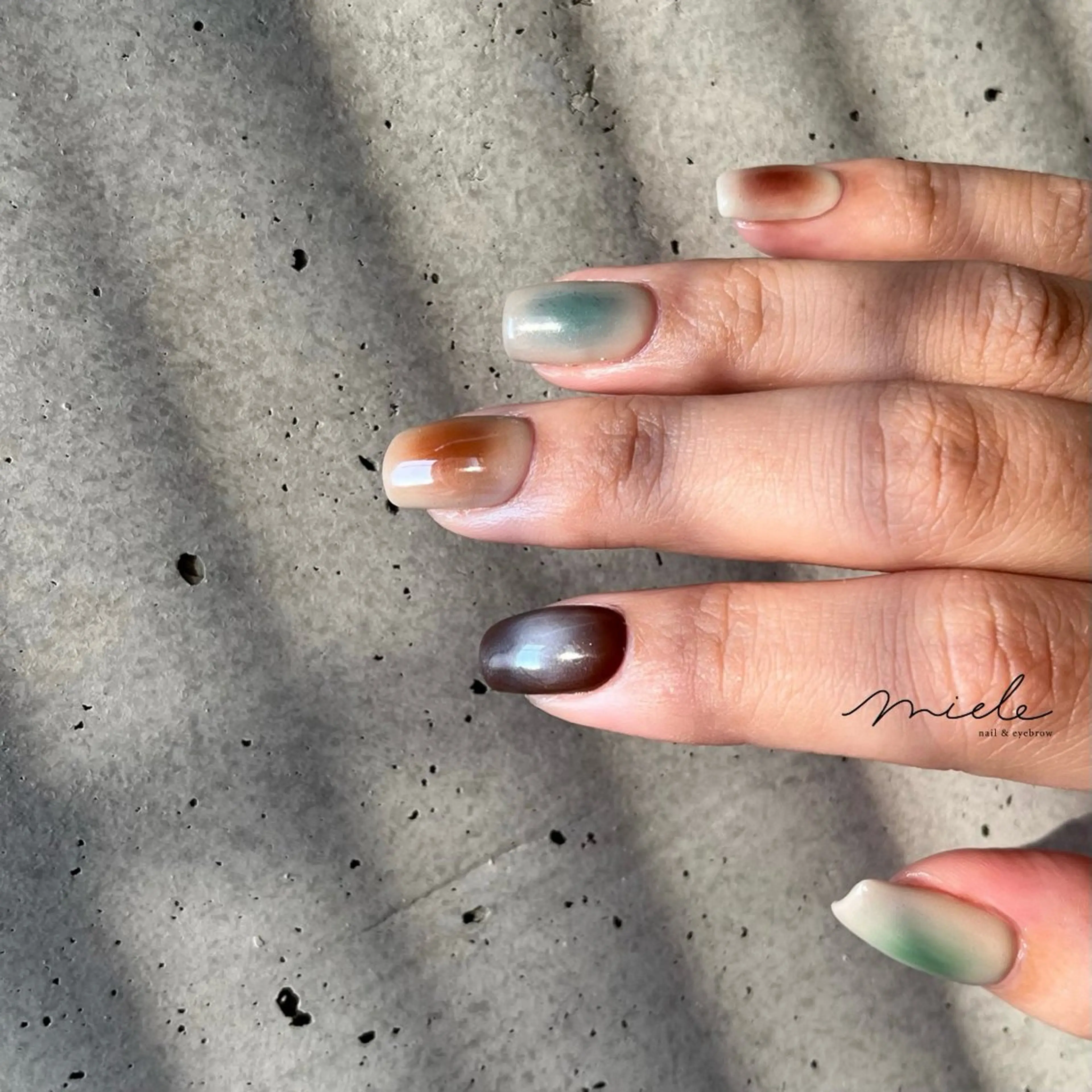 ネイル miele【ミエレ】 海外シンプルデザインのネイルデザイン