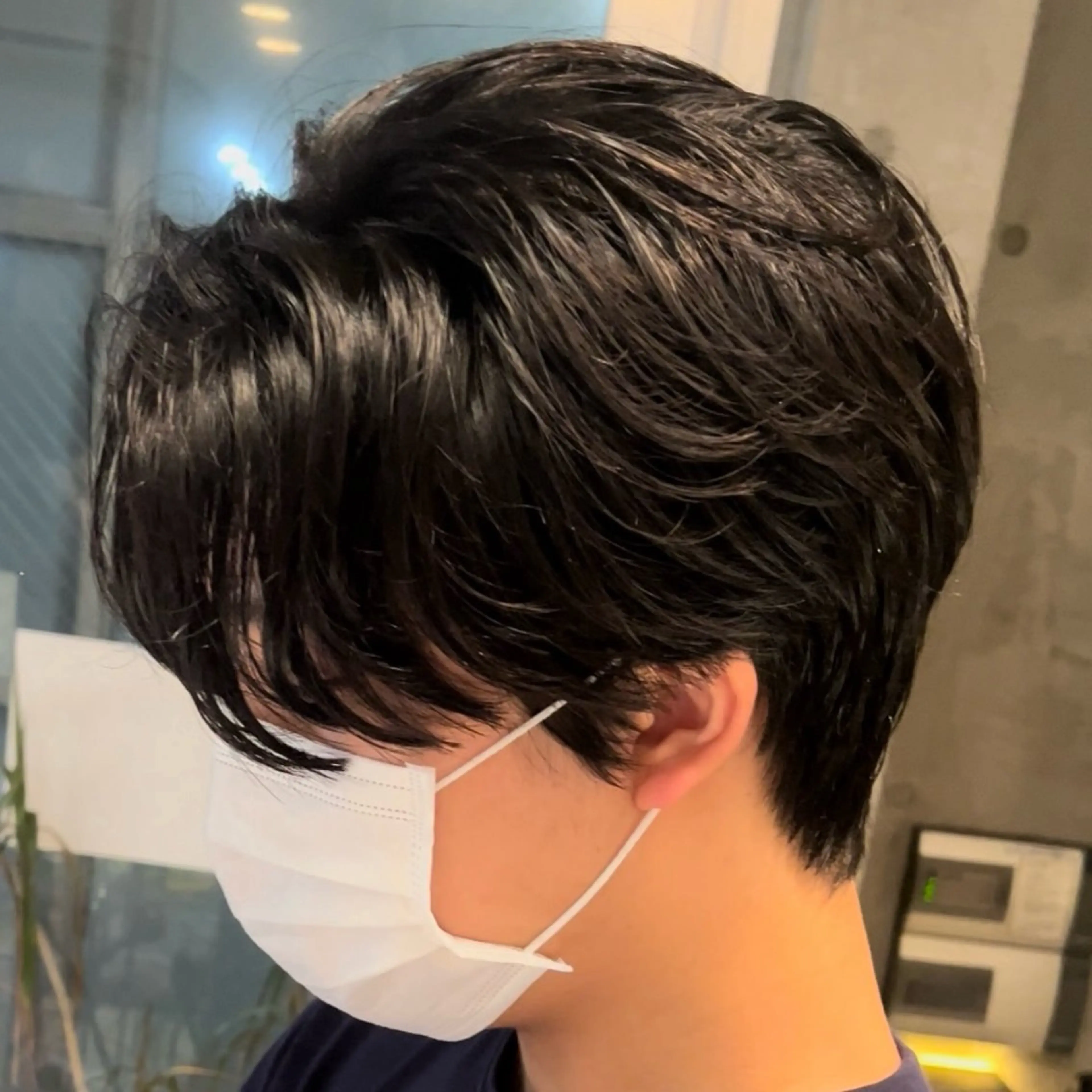 ミディアム パーマ ヘアアレンジ メンズ カット パーマ fifth Tokyo所属・fifth 石川 凪のヘアスタイル