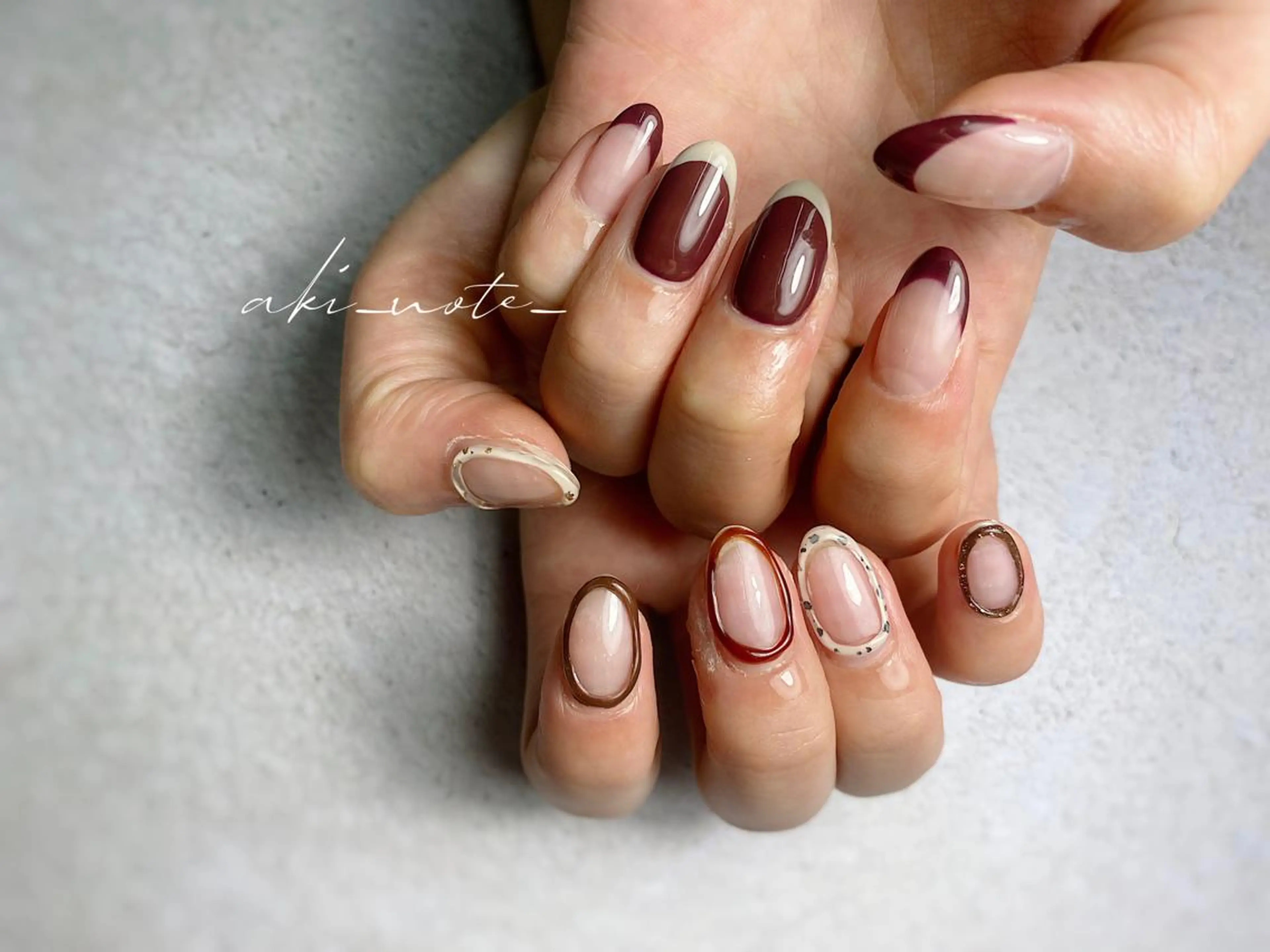 ネイル ハンドネイル フットネイル GRANDE大須 栄/店長 aki🌙のネイルデザイン