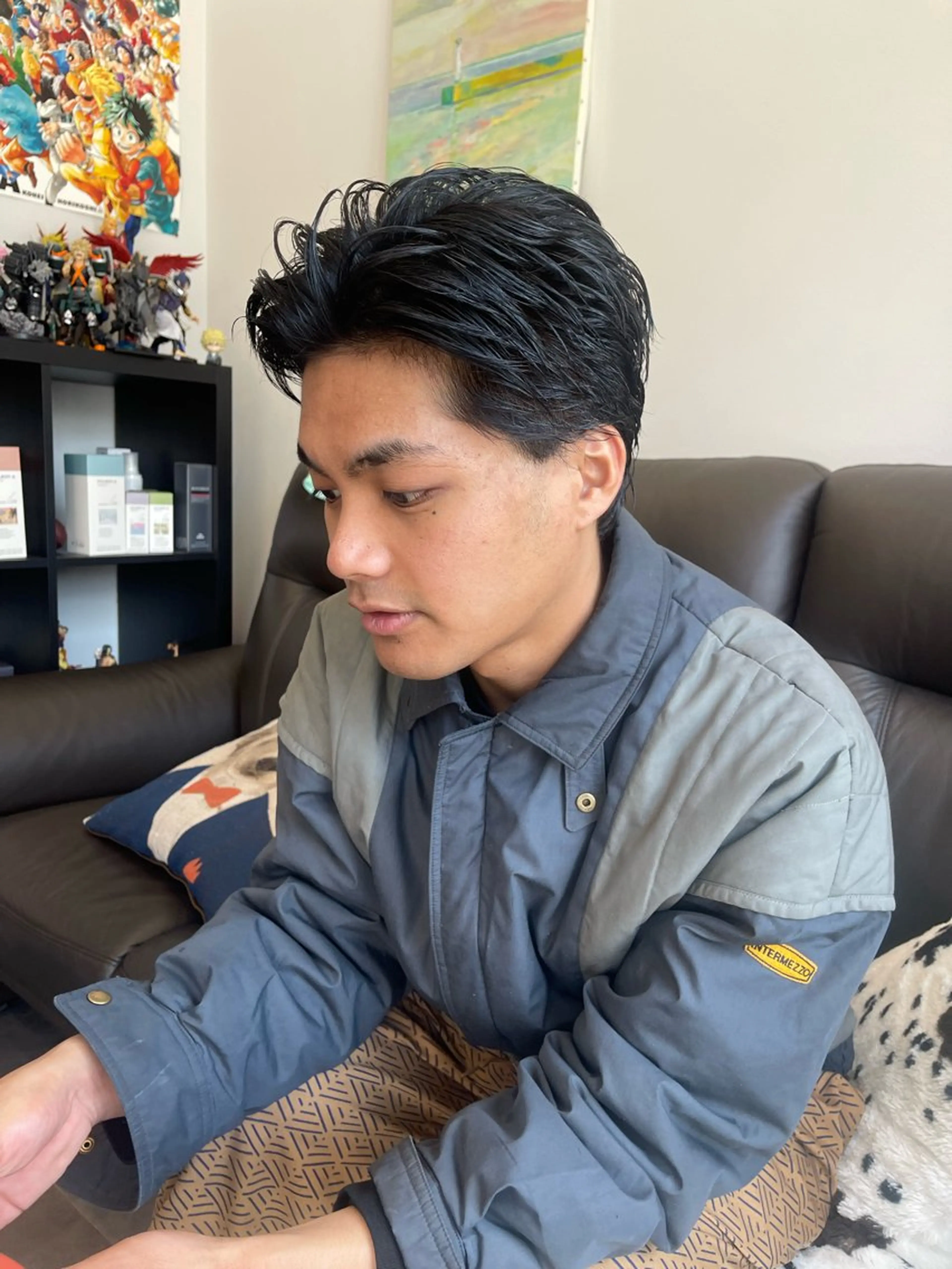 ショート メンズ カット guild.所属・アトム/ウルフ パーマ/レイヤーのヘアスタイル