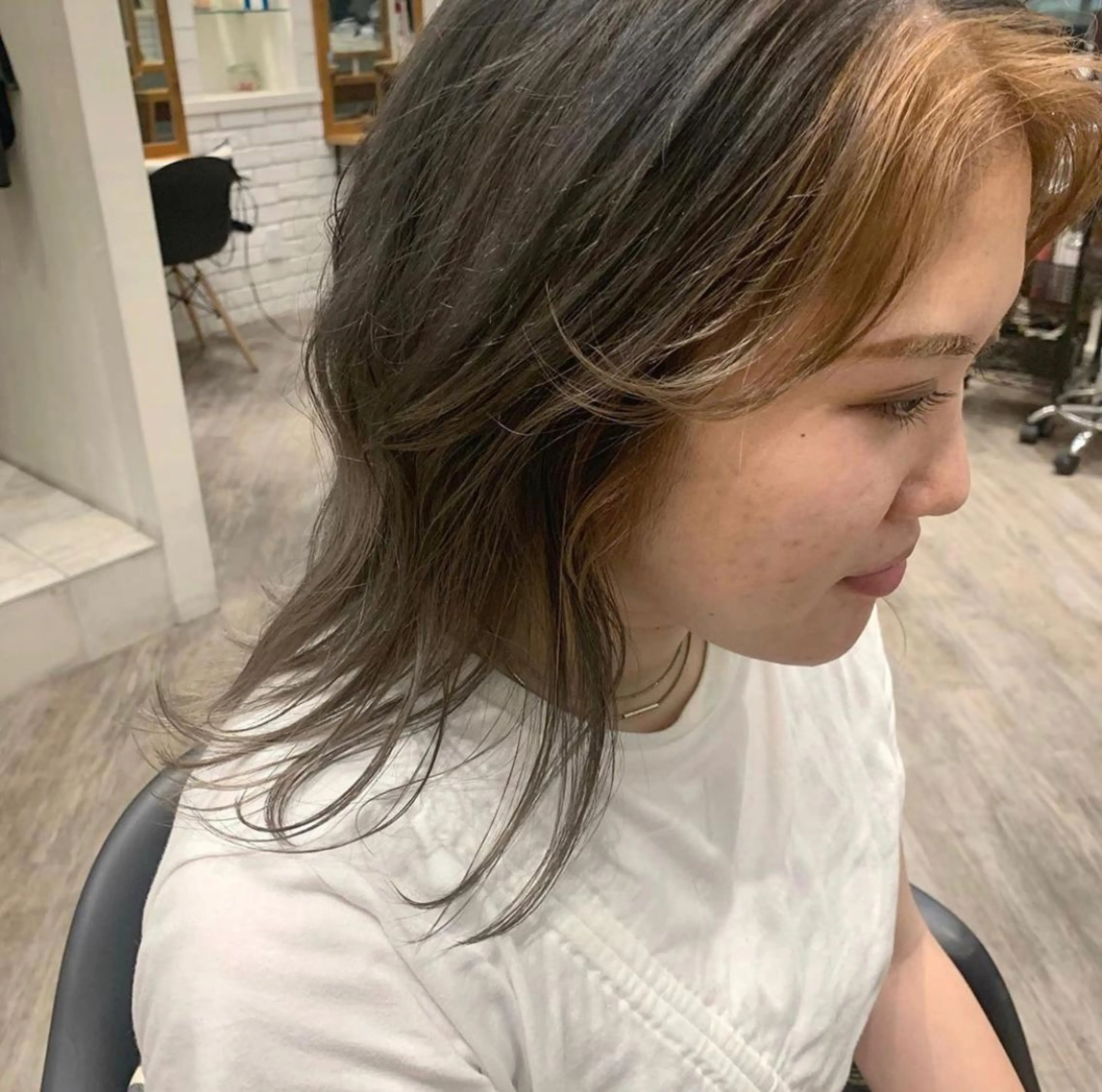 ミディアム カラー ハイライトカラー ハイライト 🌟アレンジが似合う カラー🌟Rumiのヘアスタイル