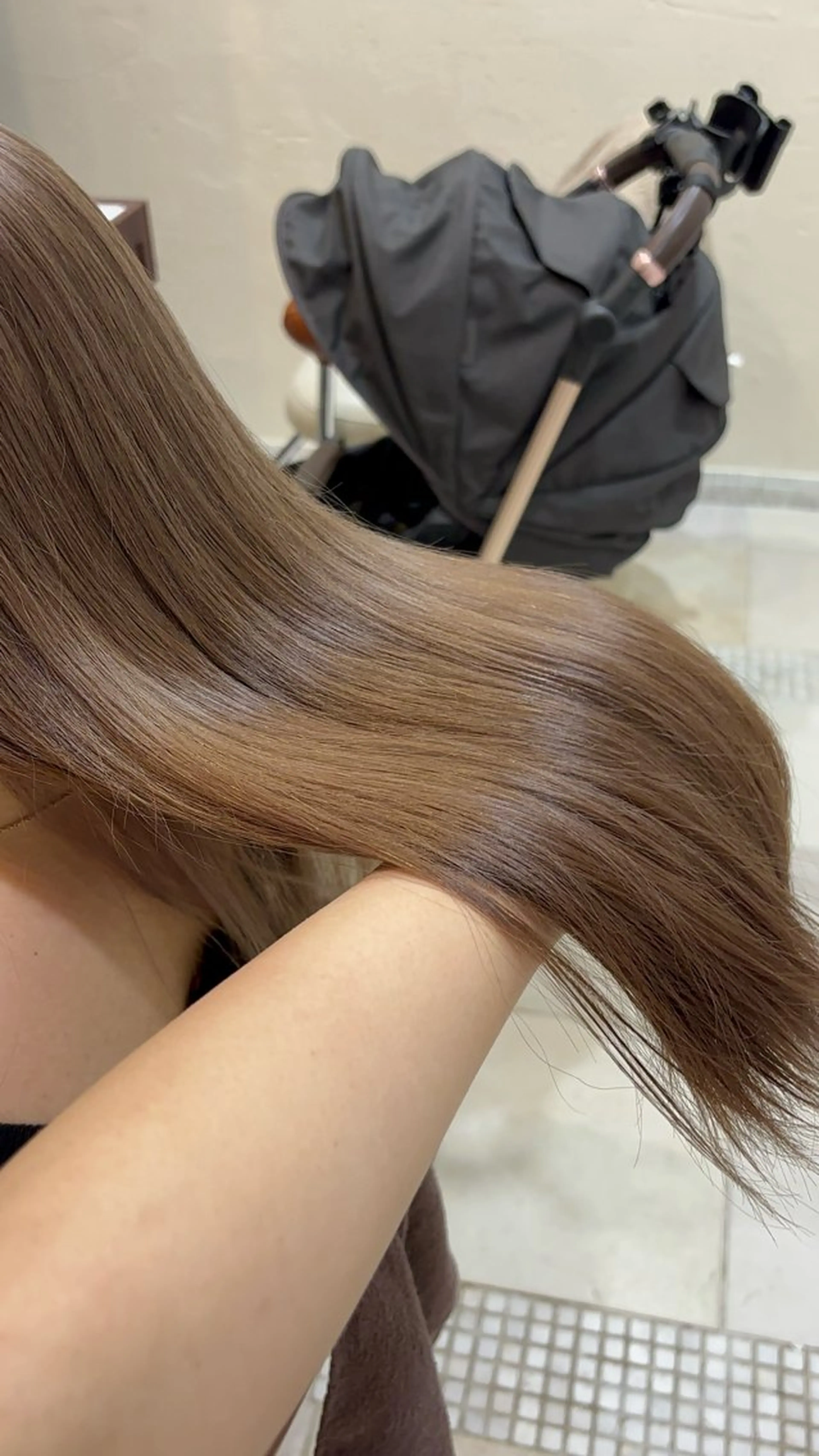 カラー 【暖色ハイトーン】 HARUNA🌼のヘアスタイル