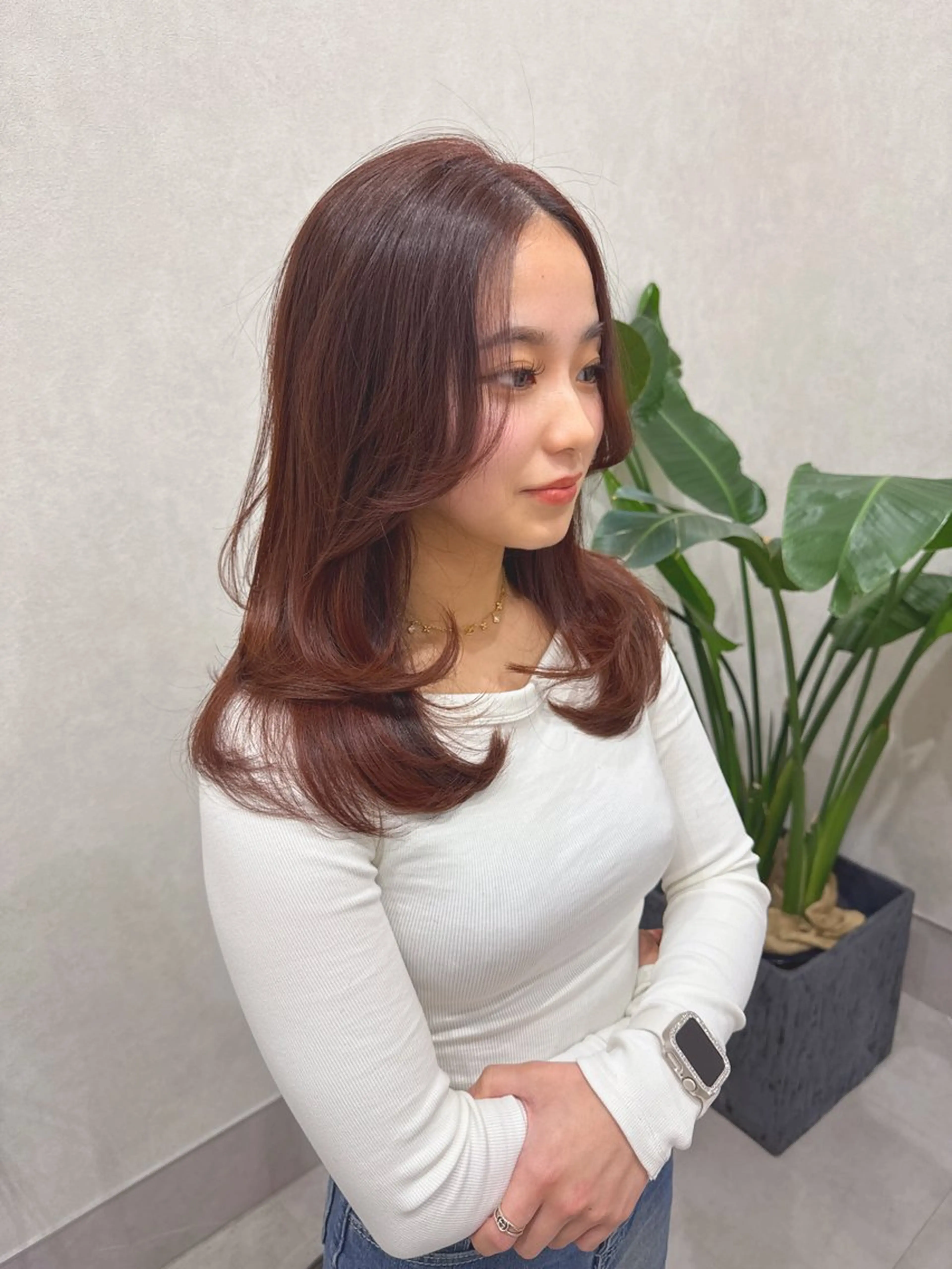 セミロング カラー stark所属・stark🌱片倉 みうのヘアスタイル