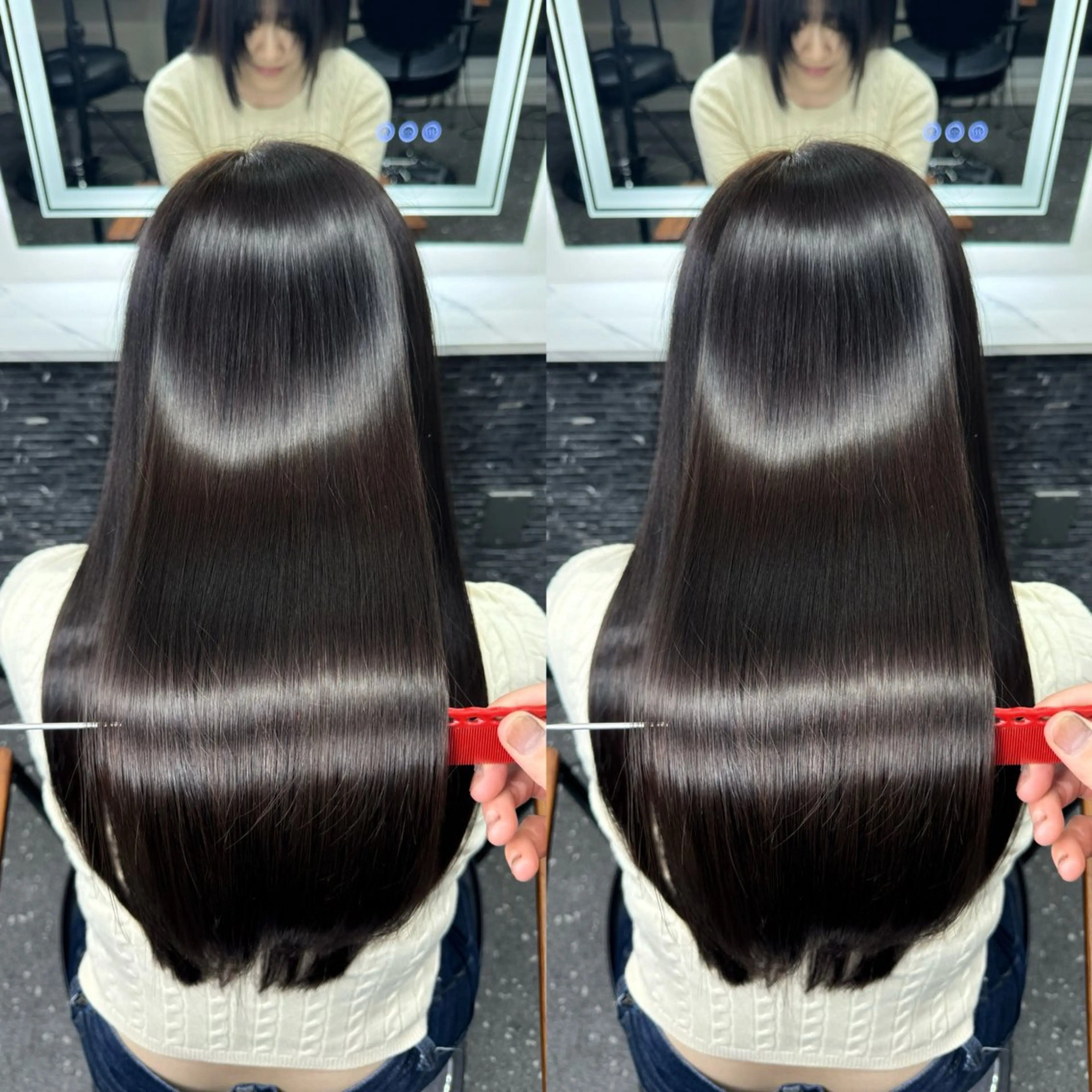 ロング カラー カット ヘアカラー トリートメント 新宿/髪質改善支持率 Ｎｏ．1💍yasuのヘアスタイル