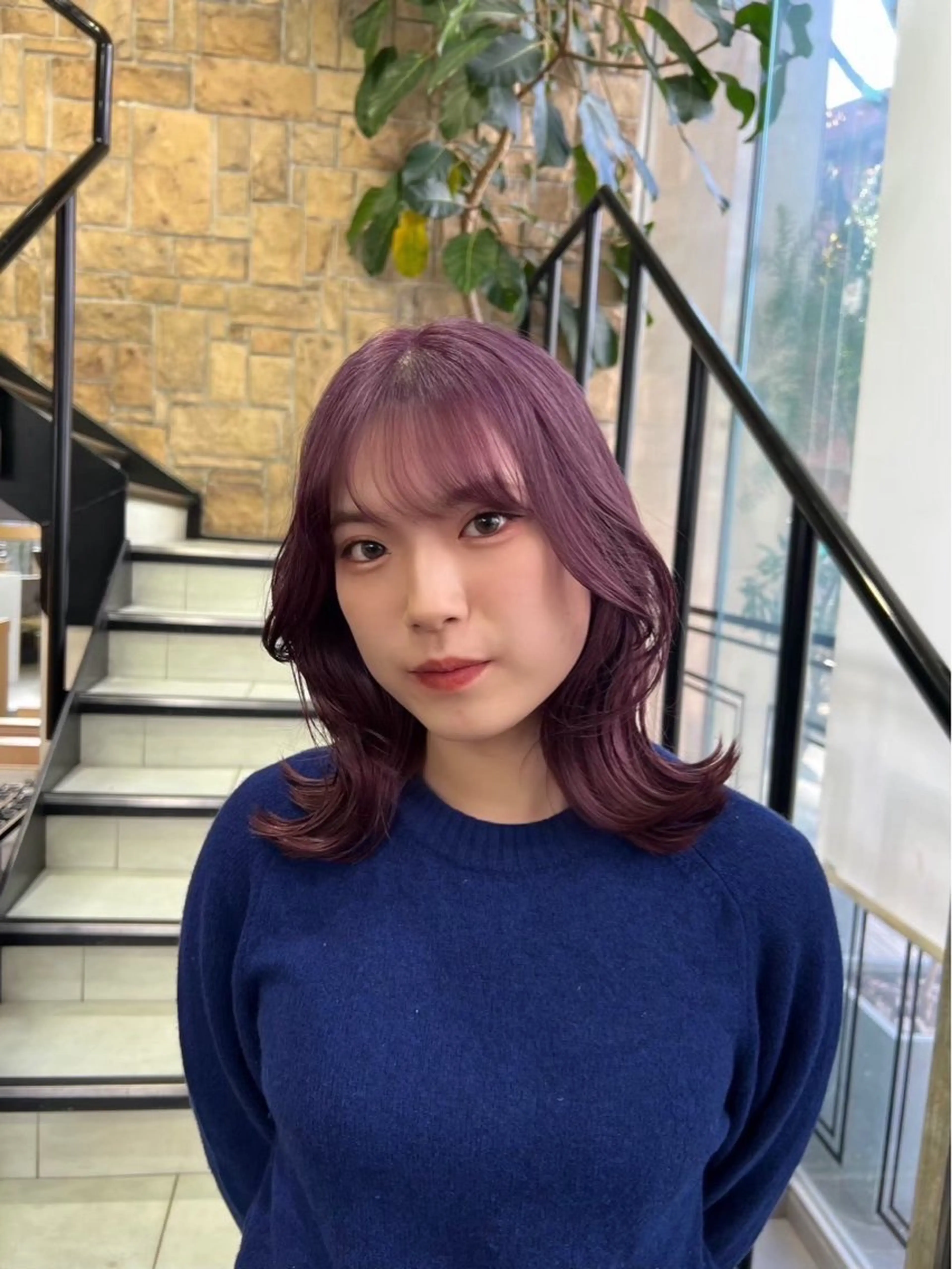 ミディアム カラー ヘアカラー airi🌺カラー /特殊ヘア⛓️🖤のヘアスタイル