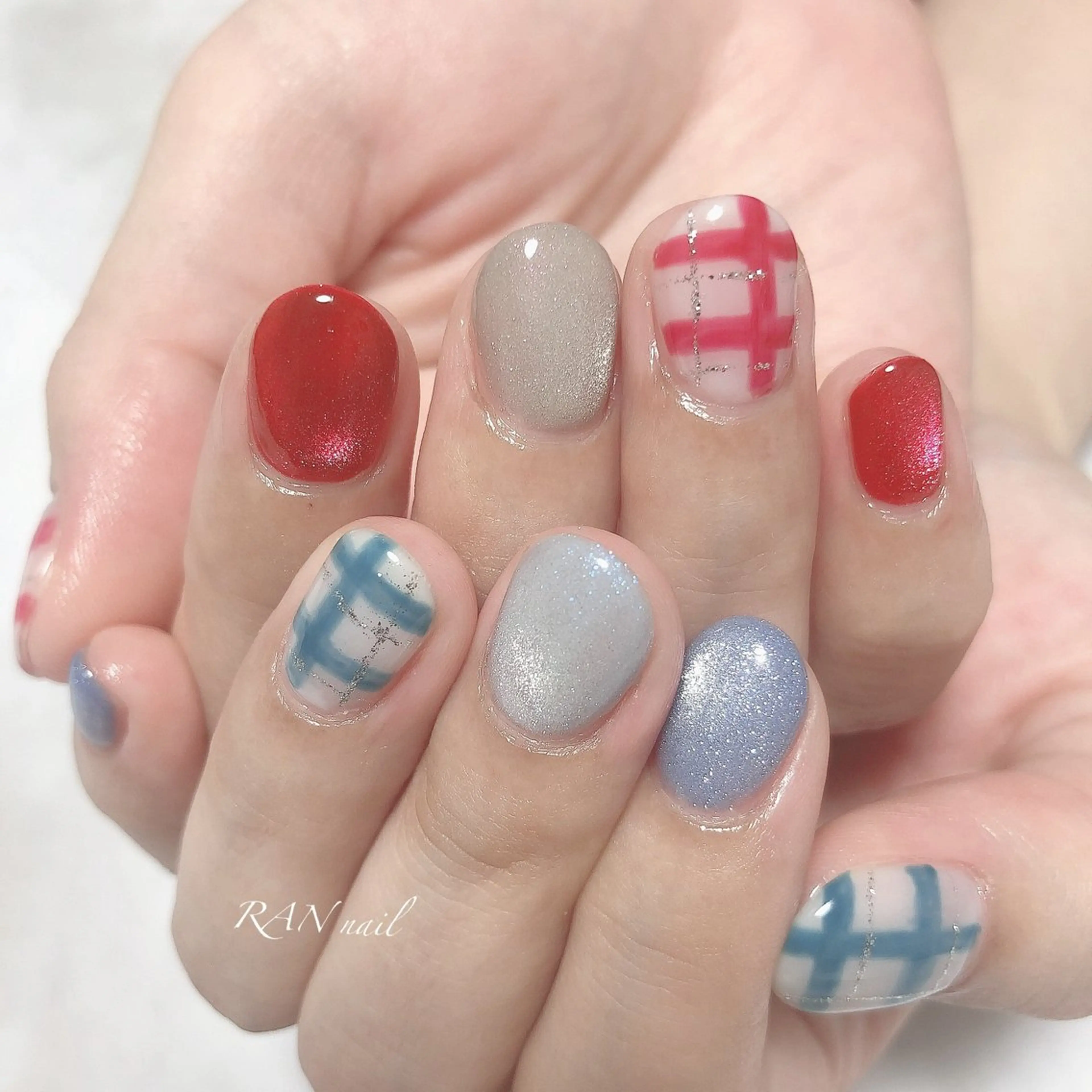 ネイル ジェルネイル マグネットネイル ブライダルネイル RAN nail 〜ランネイル〜所属・RAN nailのネイルデザイン