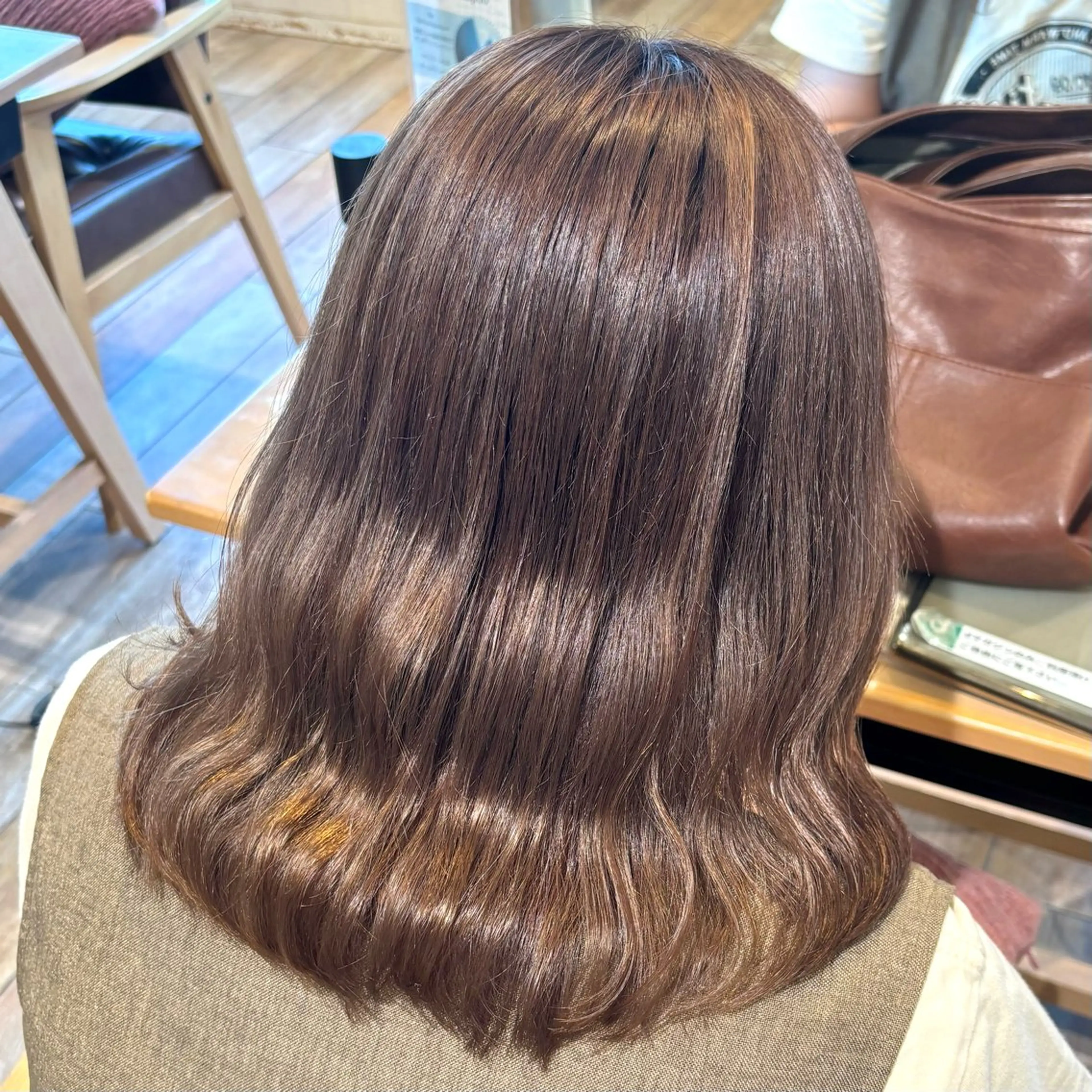 ミディアム ヘアカラー 美奈 🫧のヘアスタイル
