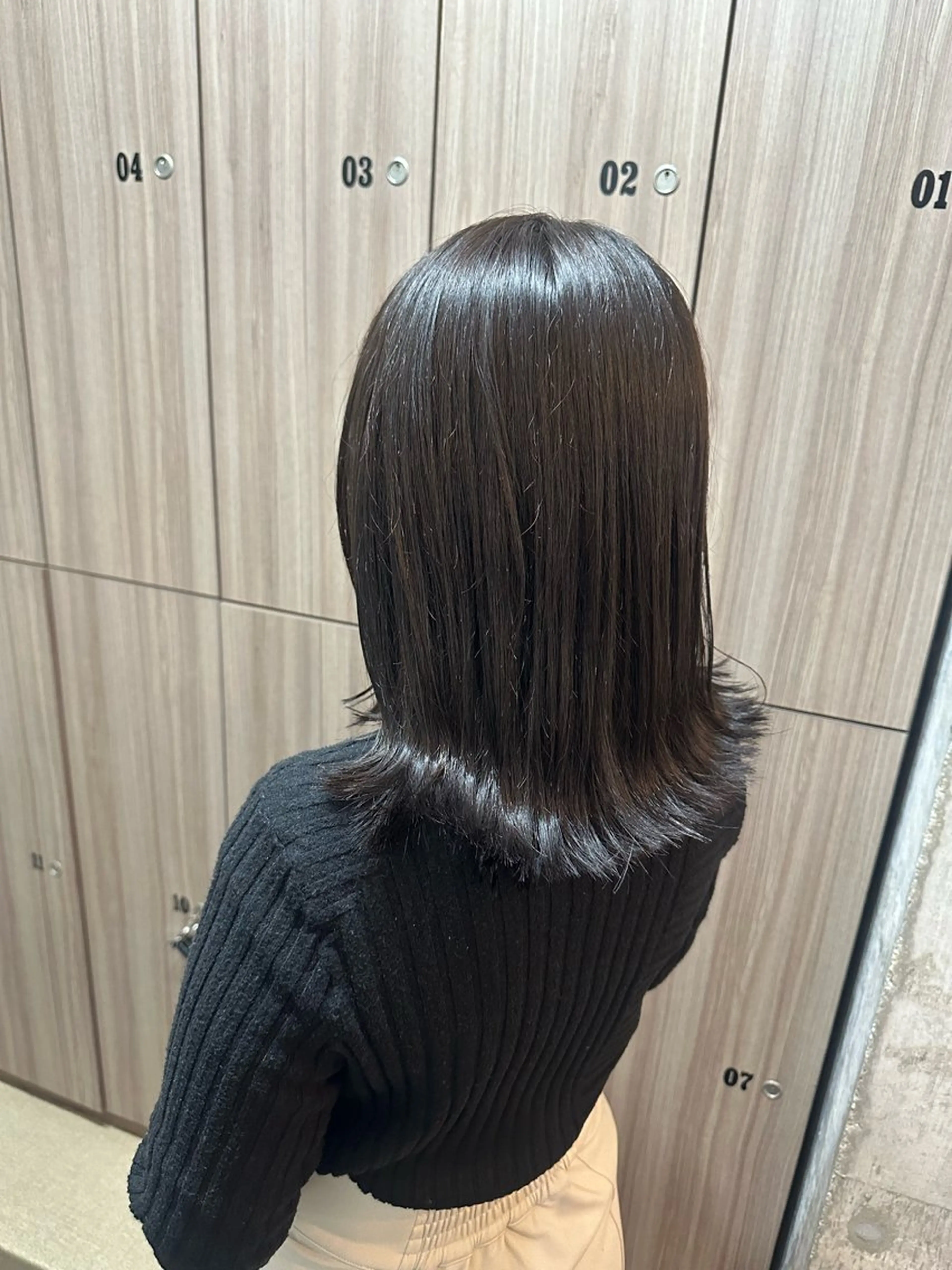 ミディアム 保井 実奈美のヘアスタイル