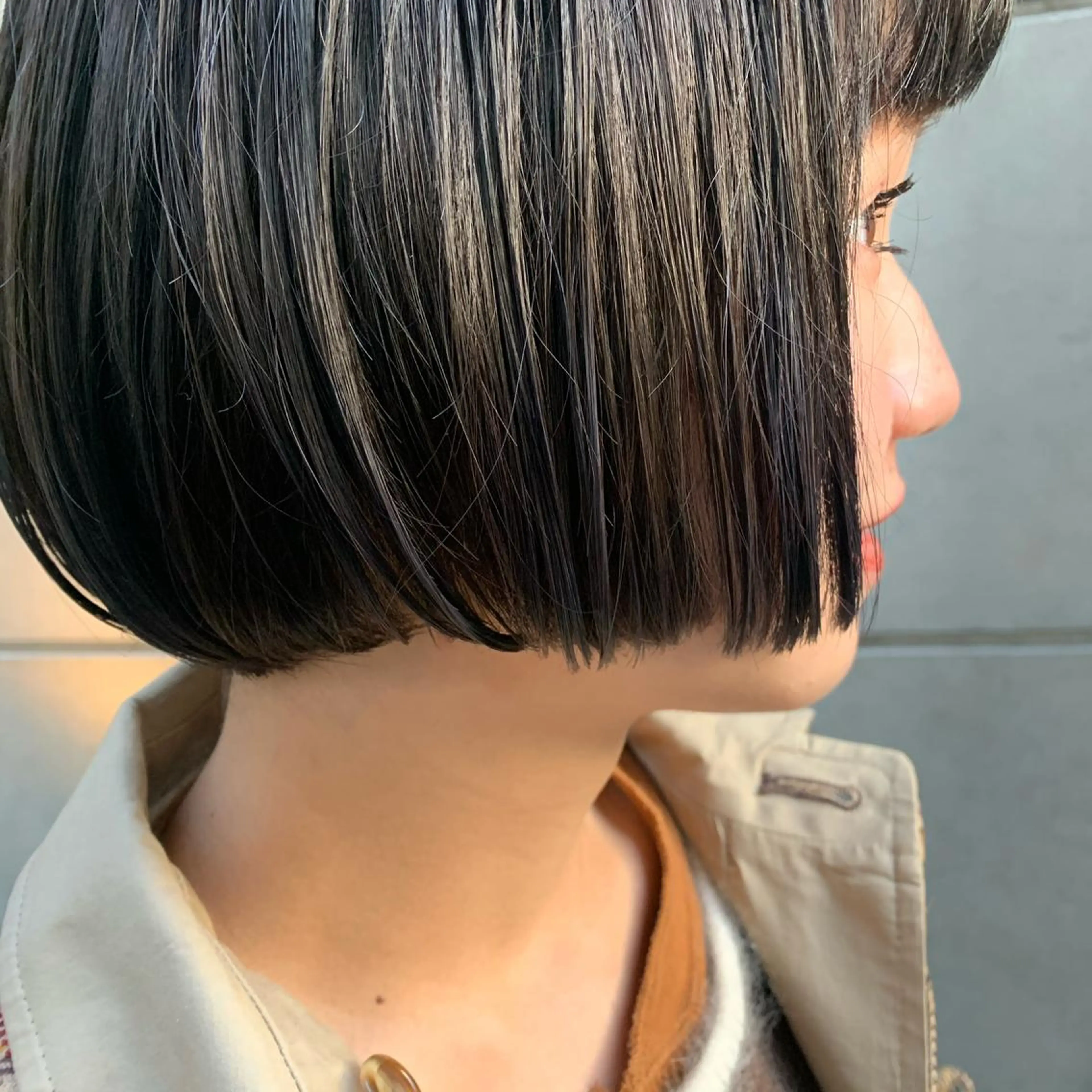 カラー カット ヘアカラー トリートメント Asti blanche所属・ブリーチなしWカラー /地毛風/小林凪沙のヘアスタイル