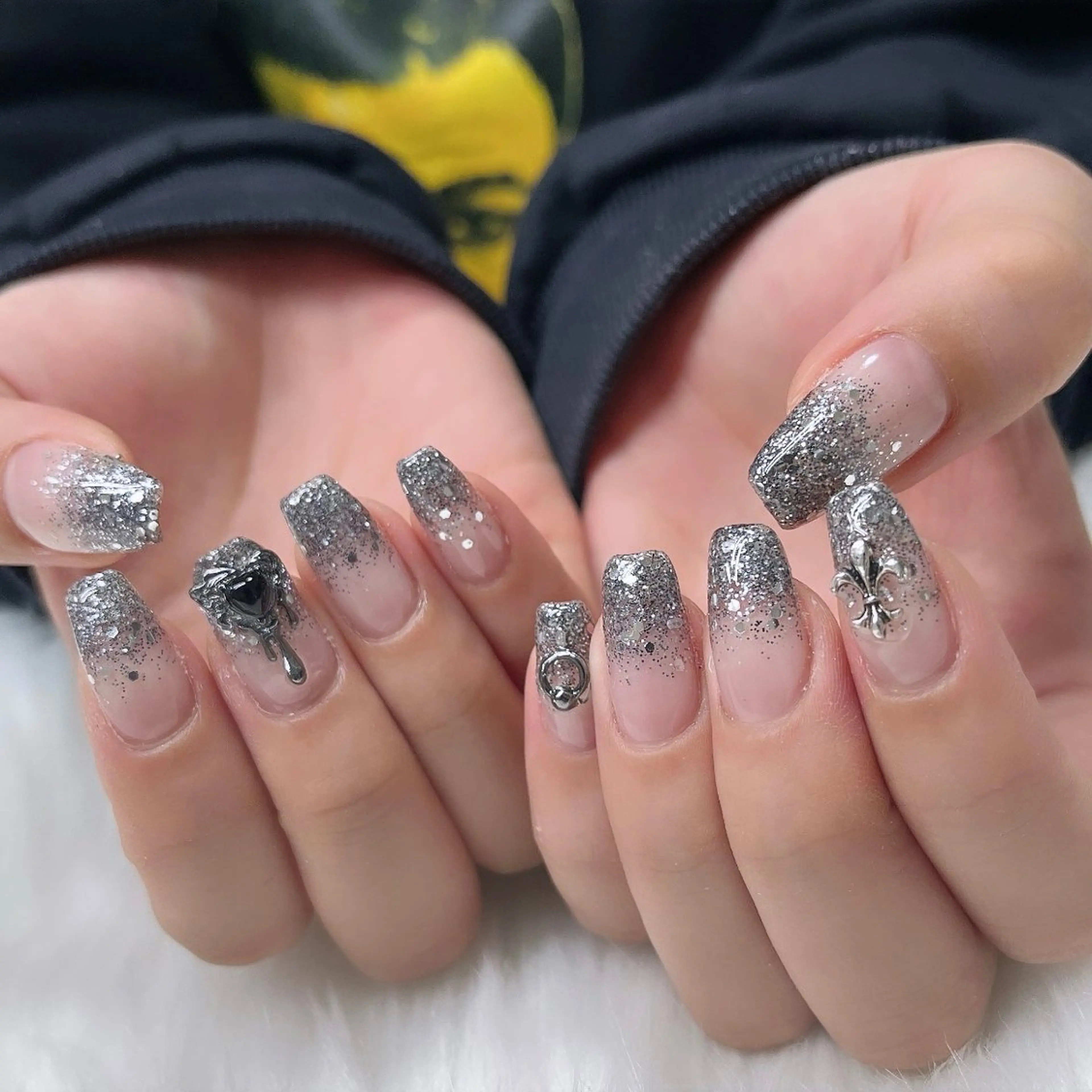 【人気🎖】 デザイン持ち込み💫アートコース🎠クリアベース（オフなし）の写真