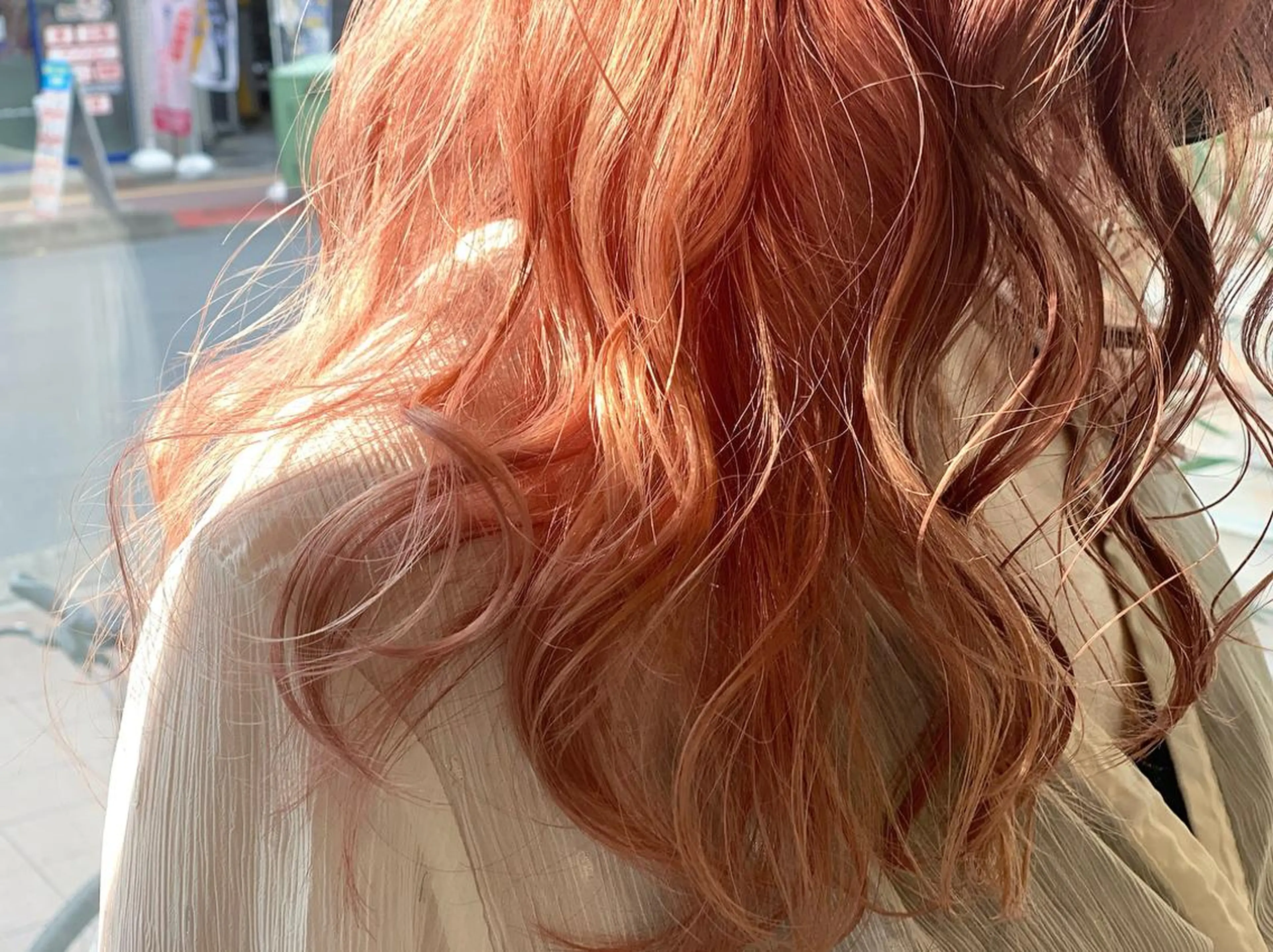 ロング カラー ヘアカラー トリートメント あべ ゆうかのヘアスタイル