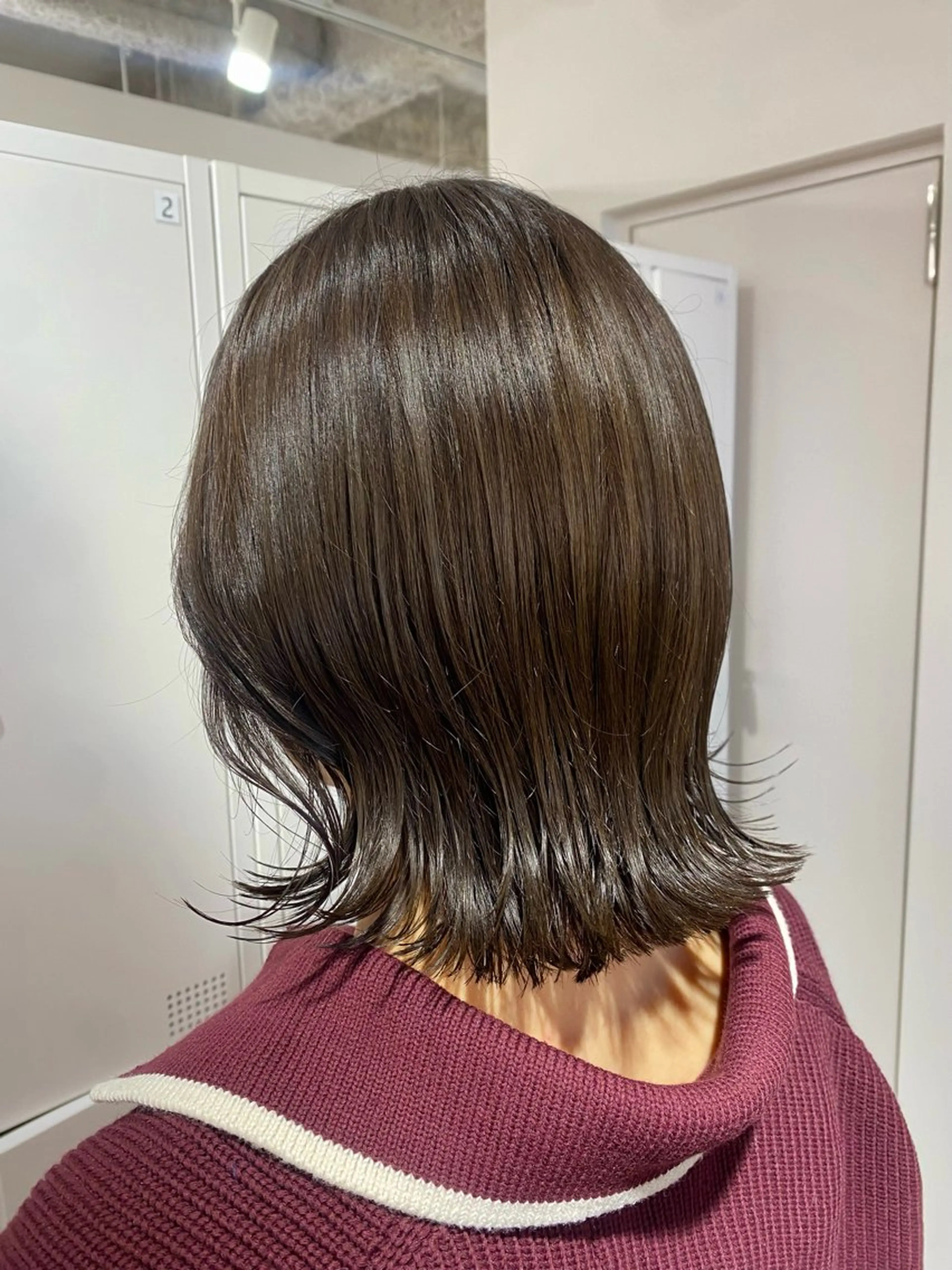 ミディアム アッシュ アッシュグレー アッシュグレージュ 🫧るみ/髪質改善/ 透明感カラー🫧のヘアスタイル