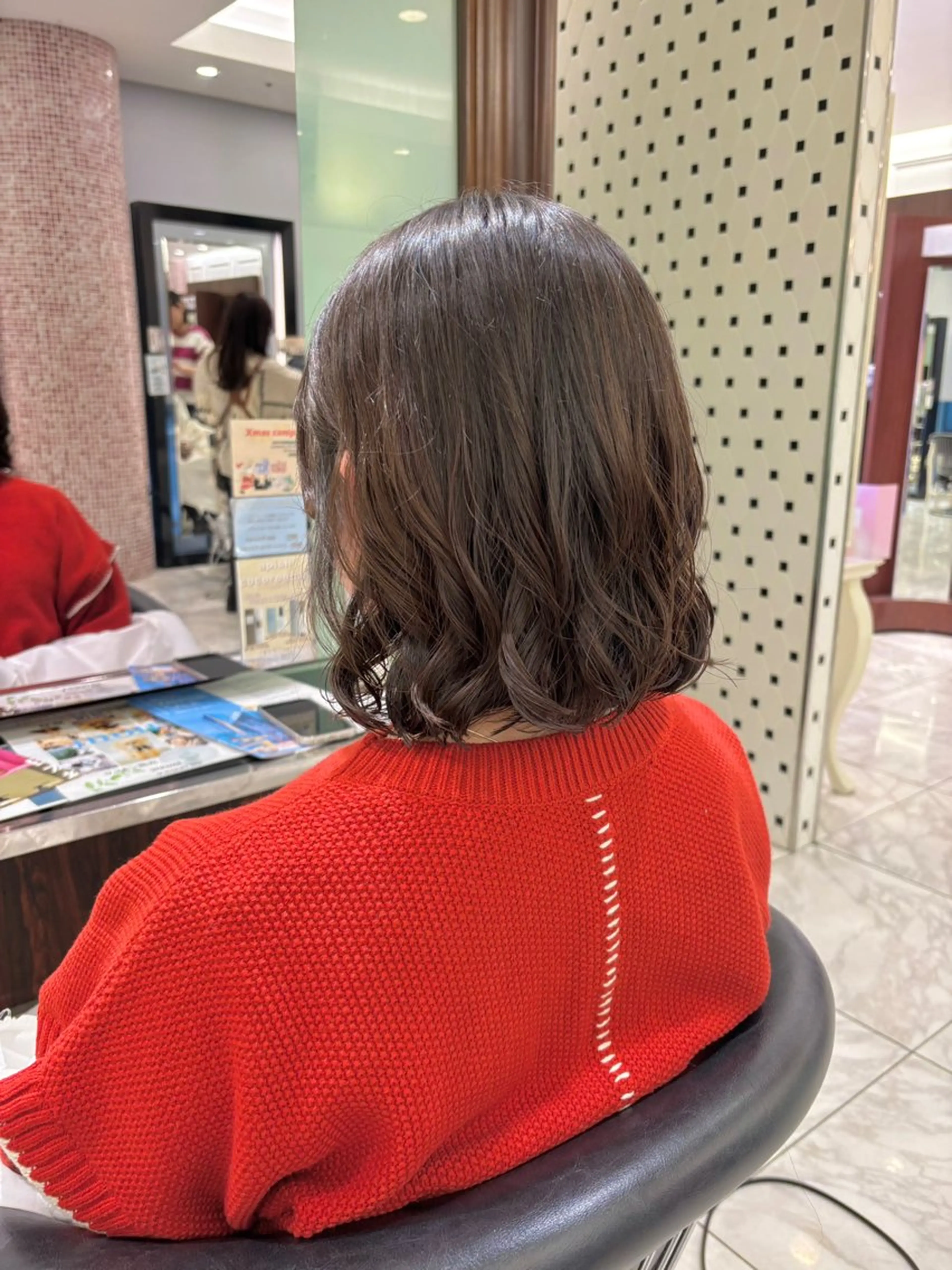 ミディアム パーマ ミディアムパーマ ボブ プードルパーマ カット パーマ ボブパーマ 🌷ヨシカワハナコのヘアスタイル