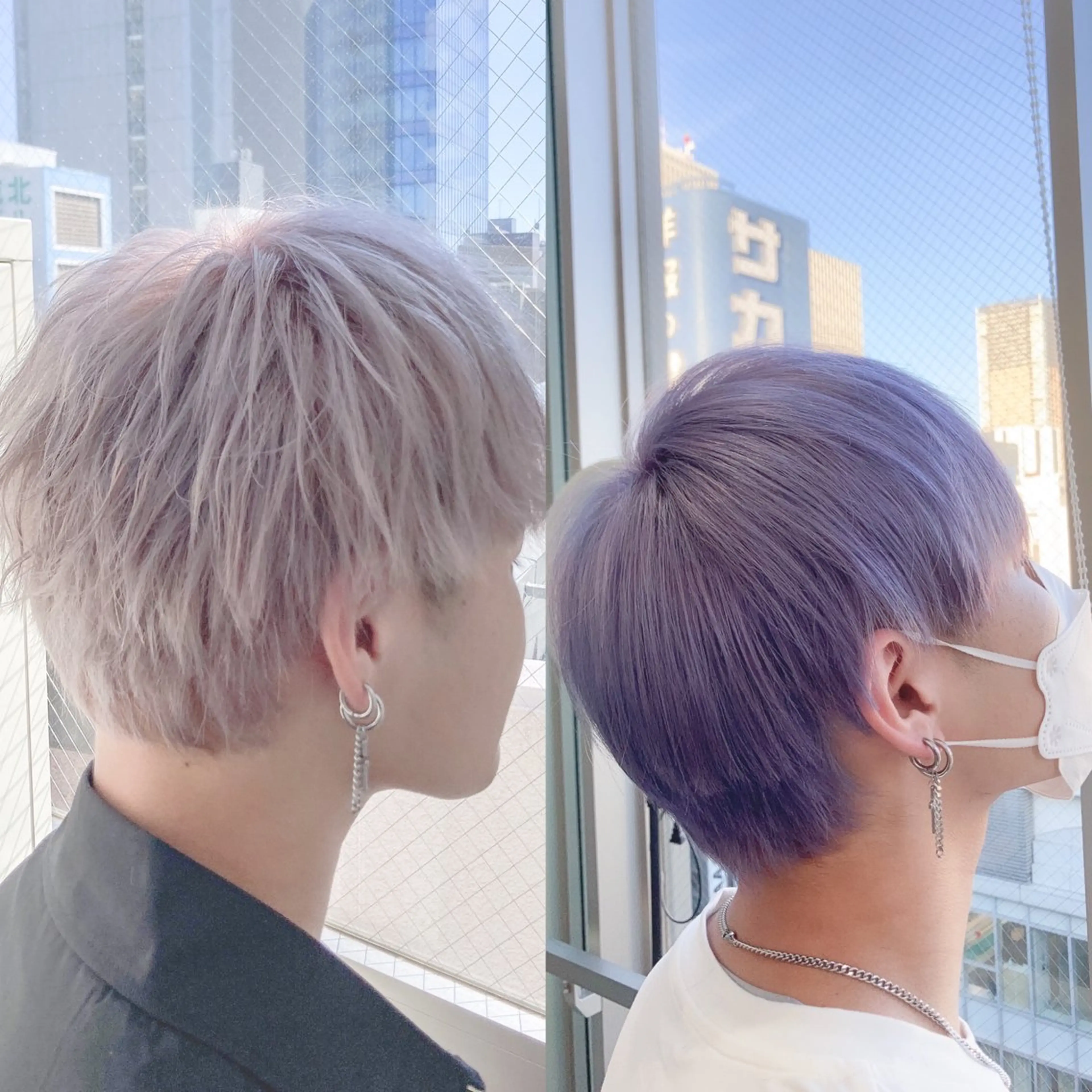 ミディアム カラー メンズ ✨美髪矯正×髪質改善 🍎カイト🍎渋谷のヘアスタイル