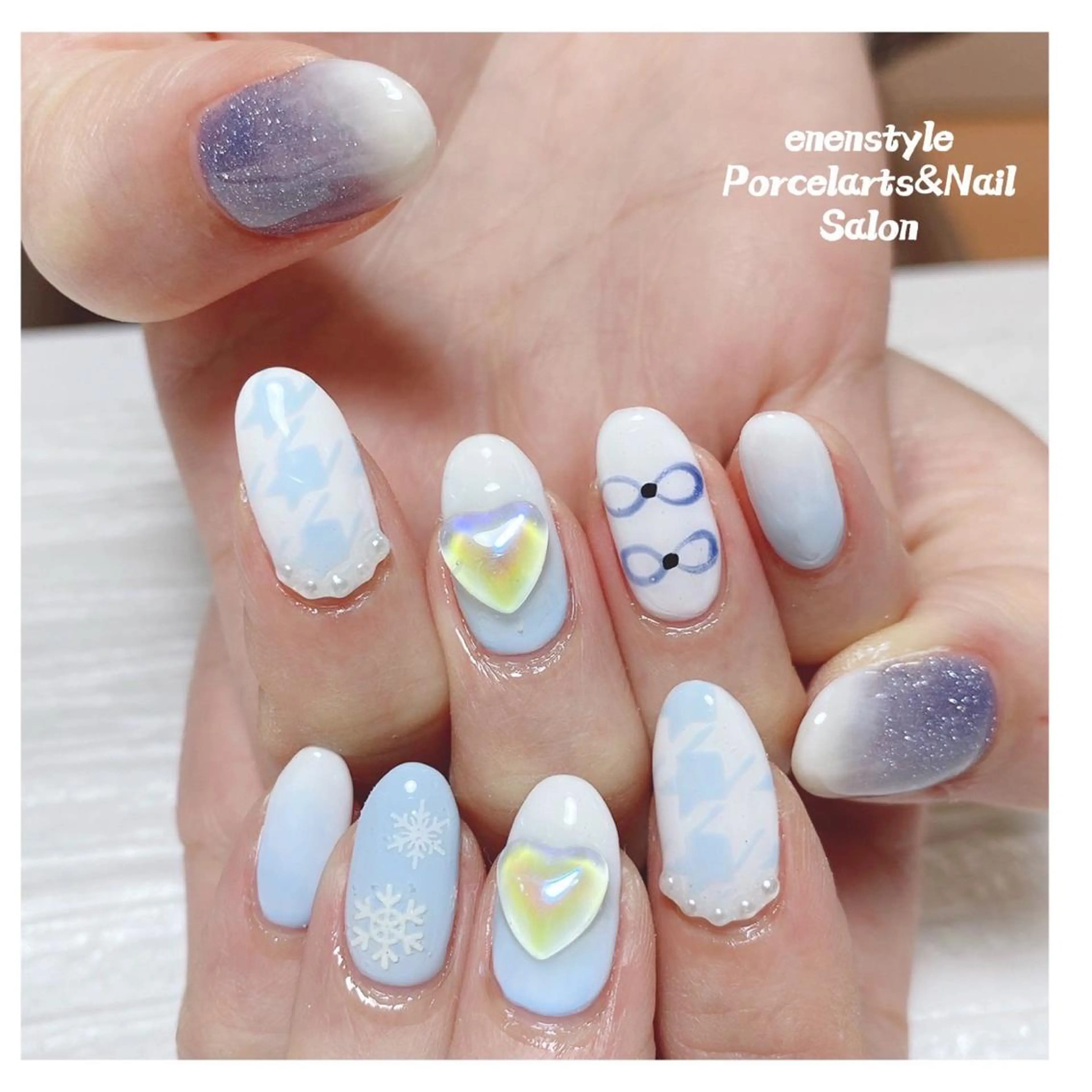 ミディアム ネイル 👑enen style👑のネイルデザイン