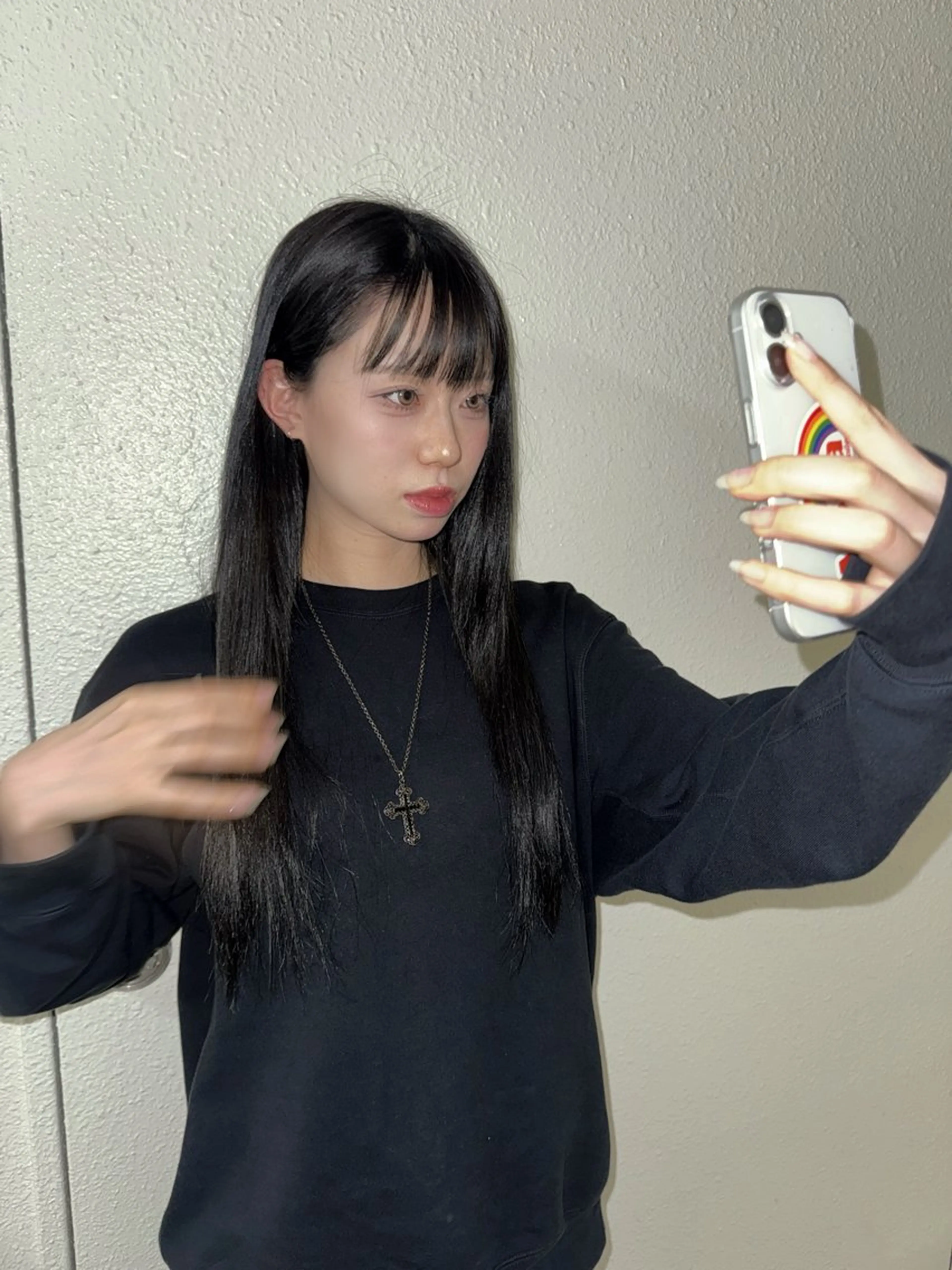 ロング ヘアカラー annuy りょうのヘアスタイル