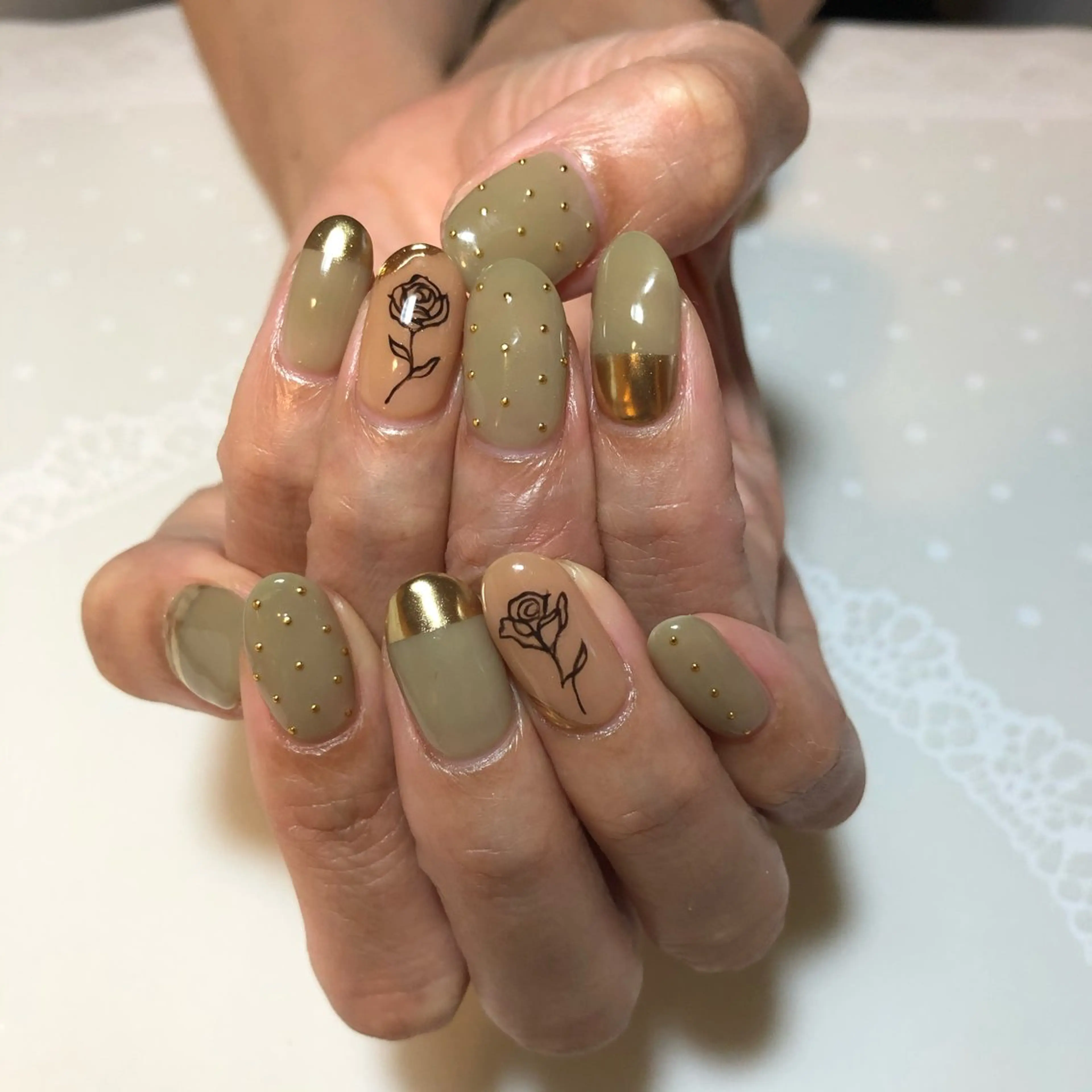 ネイル ハンドネイル 米田 律子のネイルデザイン