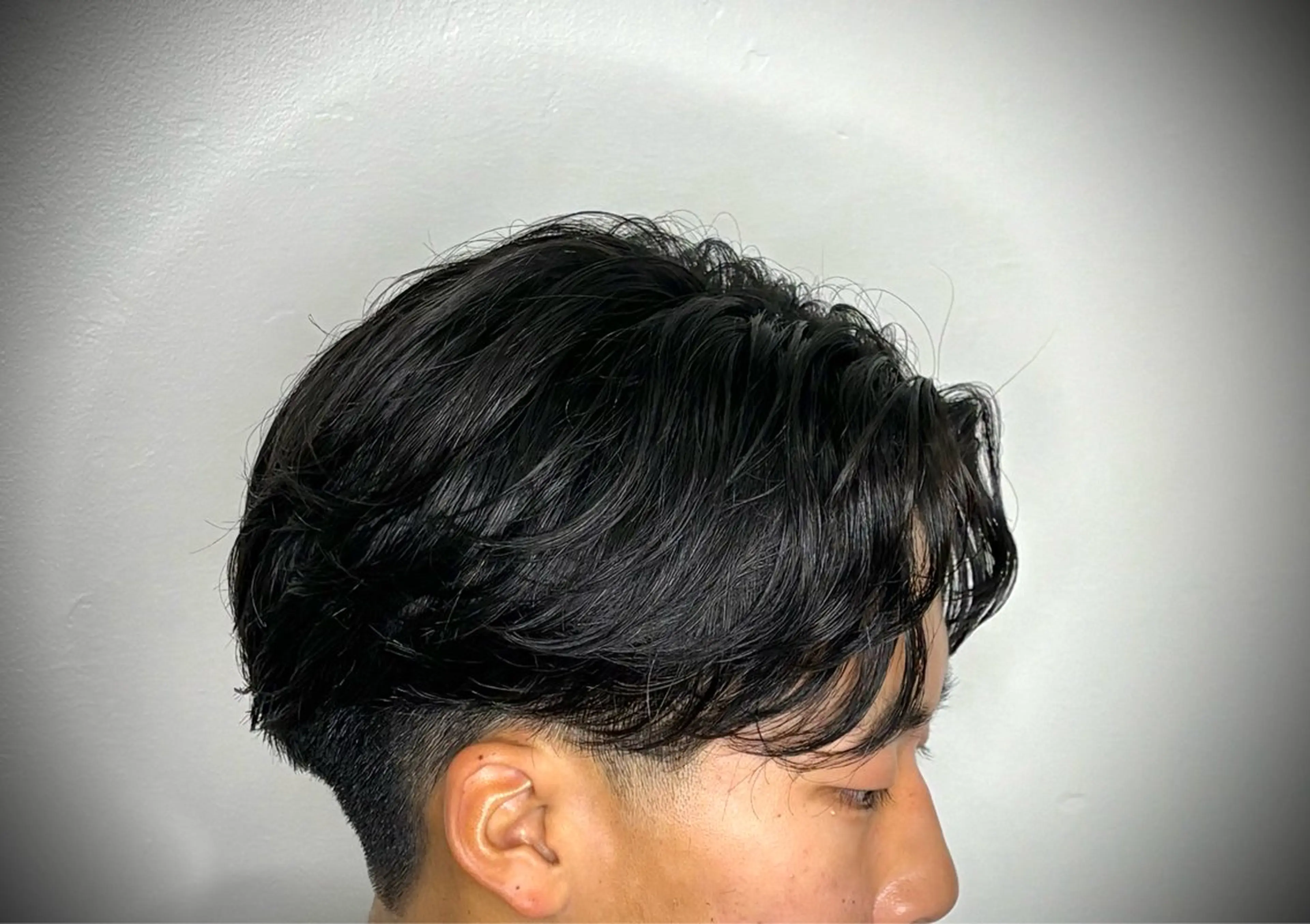 ショート パーマ メンズ カット パーマ 永井 皓大のヘアスタイル