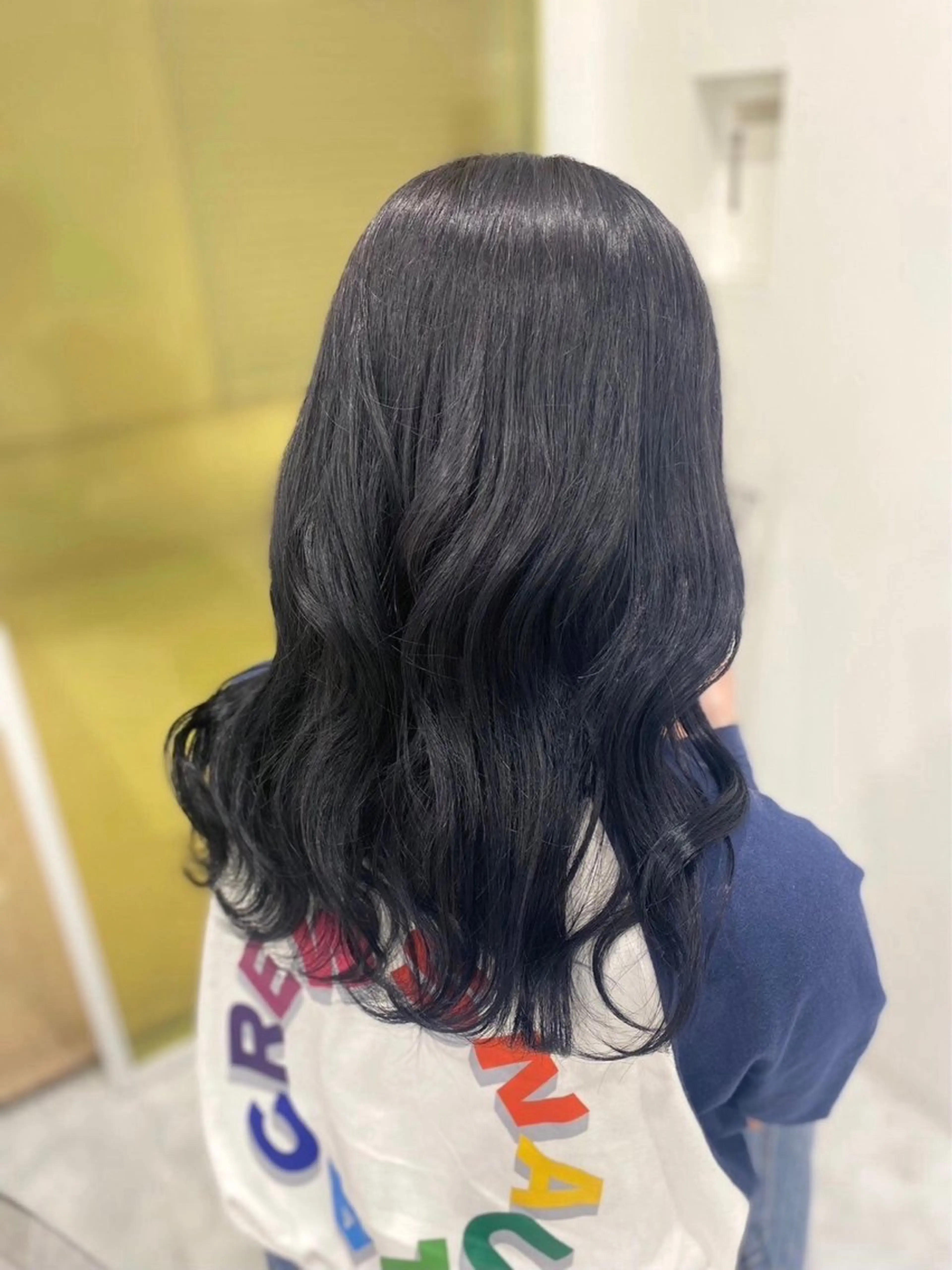 ロング カラー ヘアカラー 寒色❄️韓国カラー Ukyouのヘアスタイル