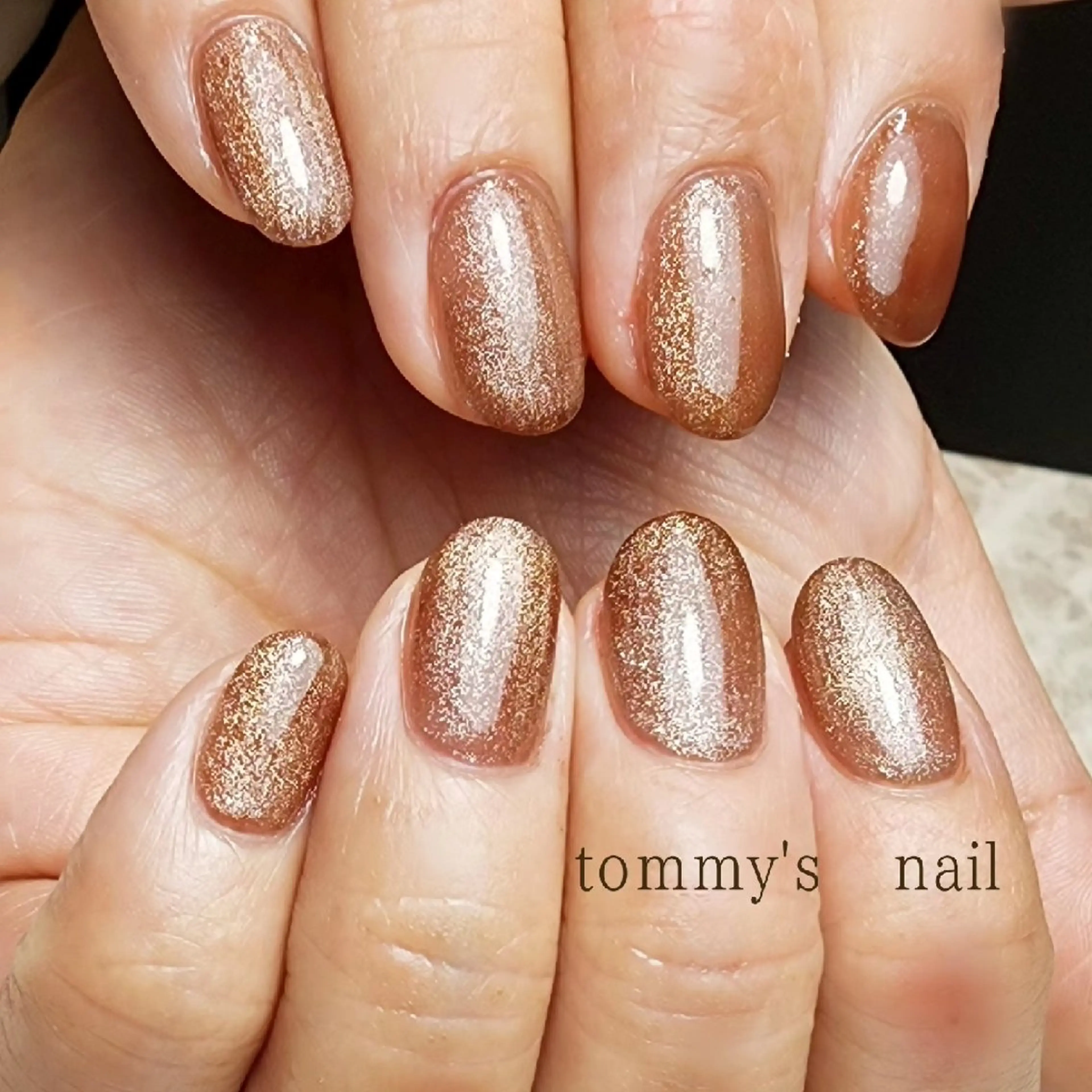 ネイル 長さ出し フットネイル ジェルネイル ミラーネイル ワンカラーネイル ハンドネイル tommy's nail所属・福岡/若よもぎ蒸し 全身美容が叶うサロンのネイルデザイン