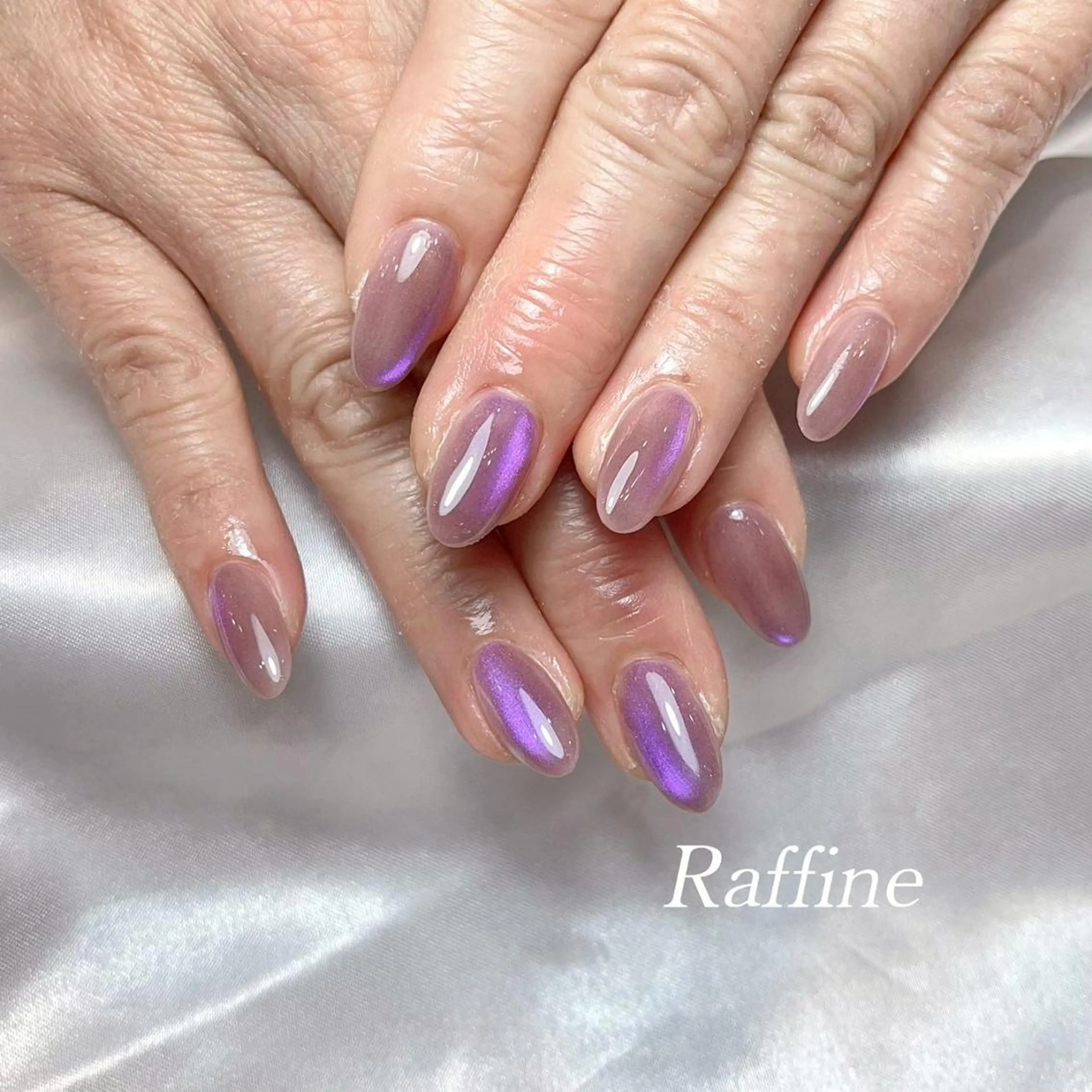 ネイル ハンドネイル RAFFINE haru🦋🩵のネイルデザイン