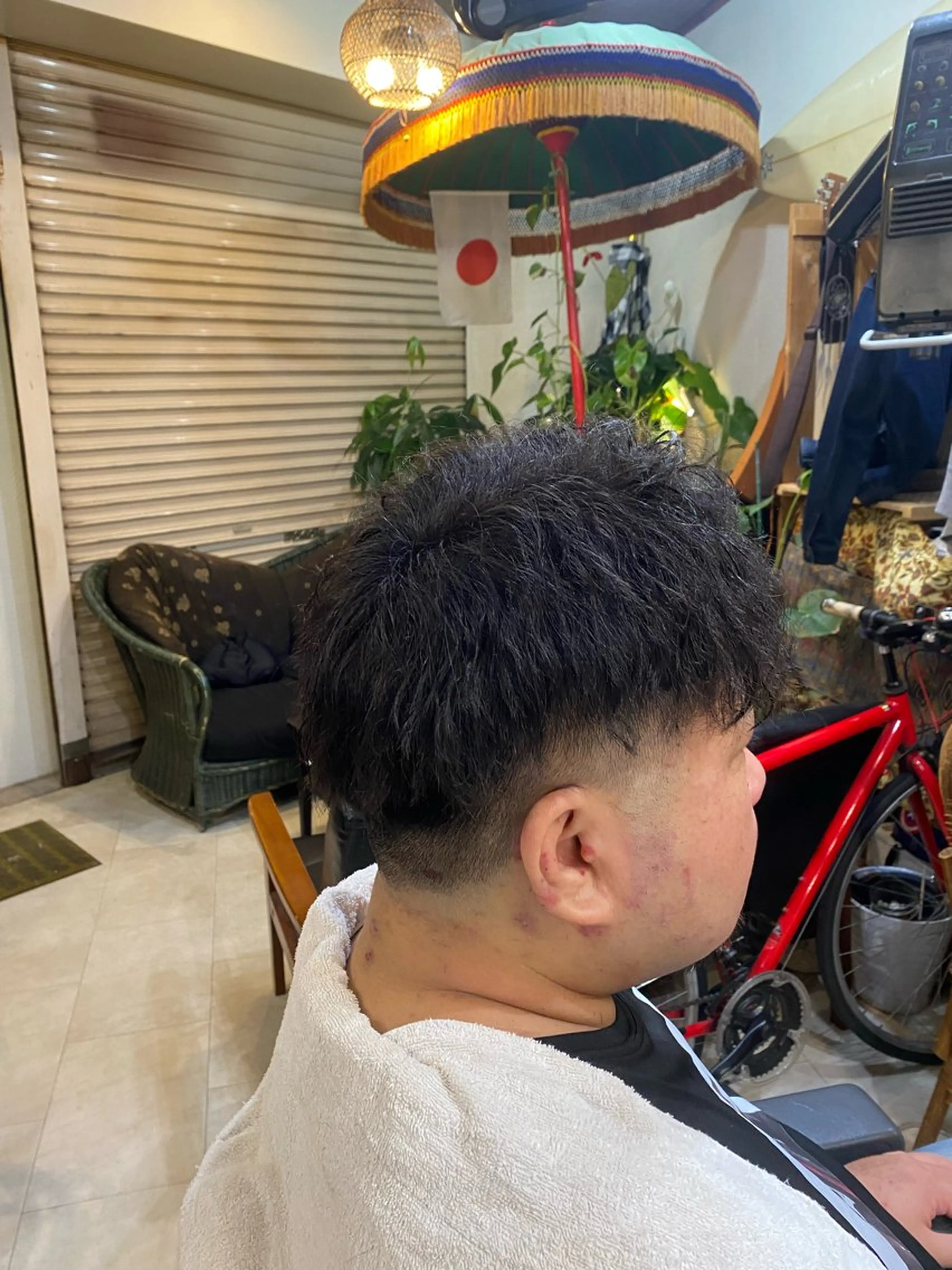 ショート メンズ フェードカット カット パーマ 森　敦生👑 メンズカット＆パーマのヘアスタイル