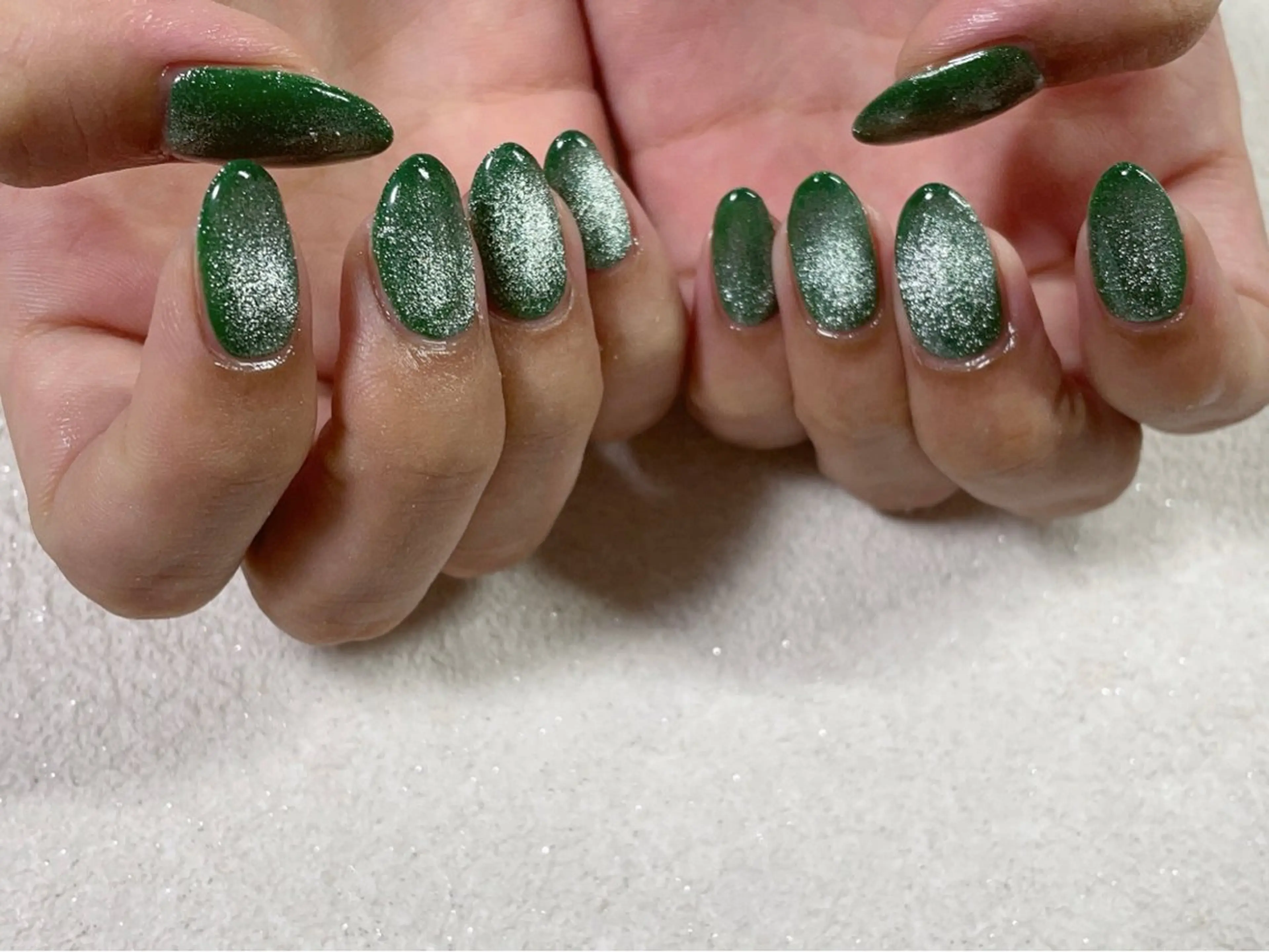 ネイル オーロラネイル フラワーネイル フットネイル フレンチネイル ジェルネイル kikinail 溝の口のネイルデザイン