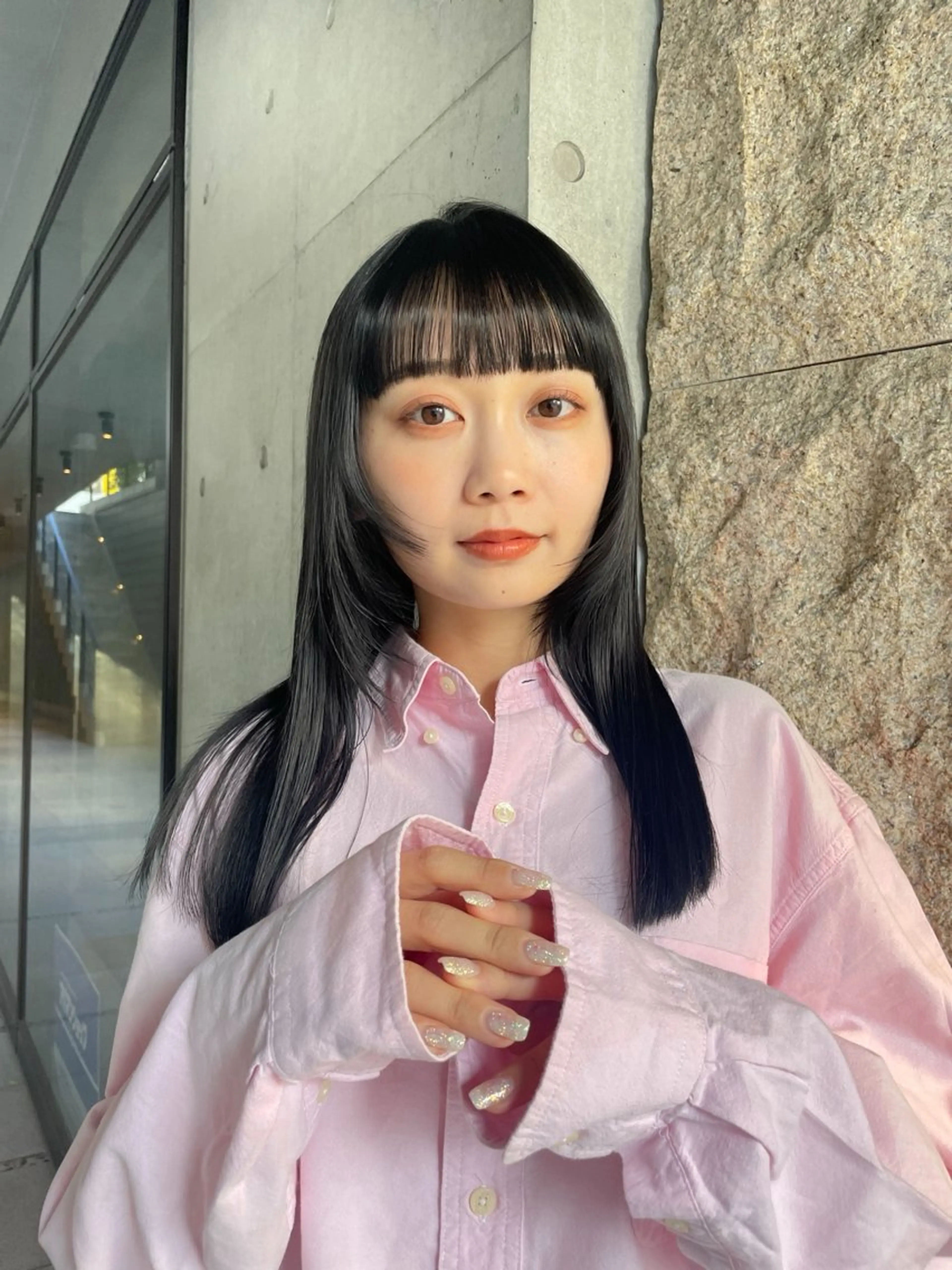 ロング カラー レイヤー/柔らか 透明感カラー/ゆきなのヘアスタイル