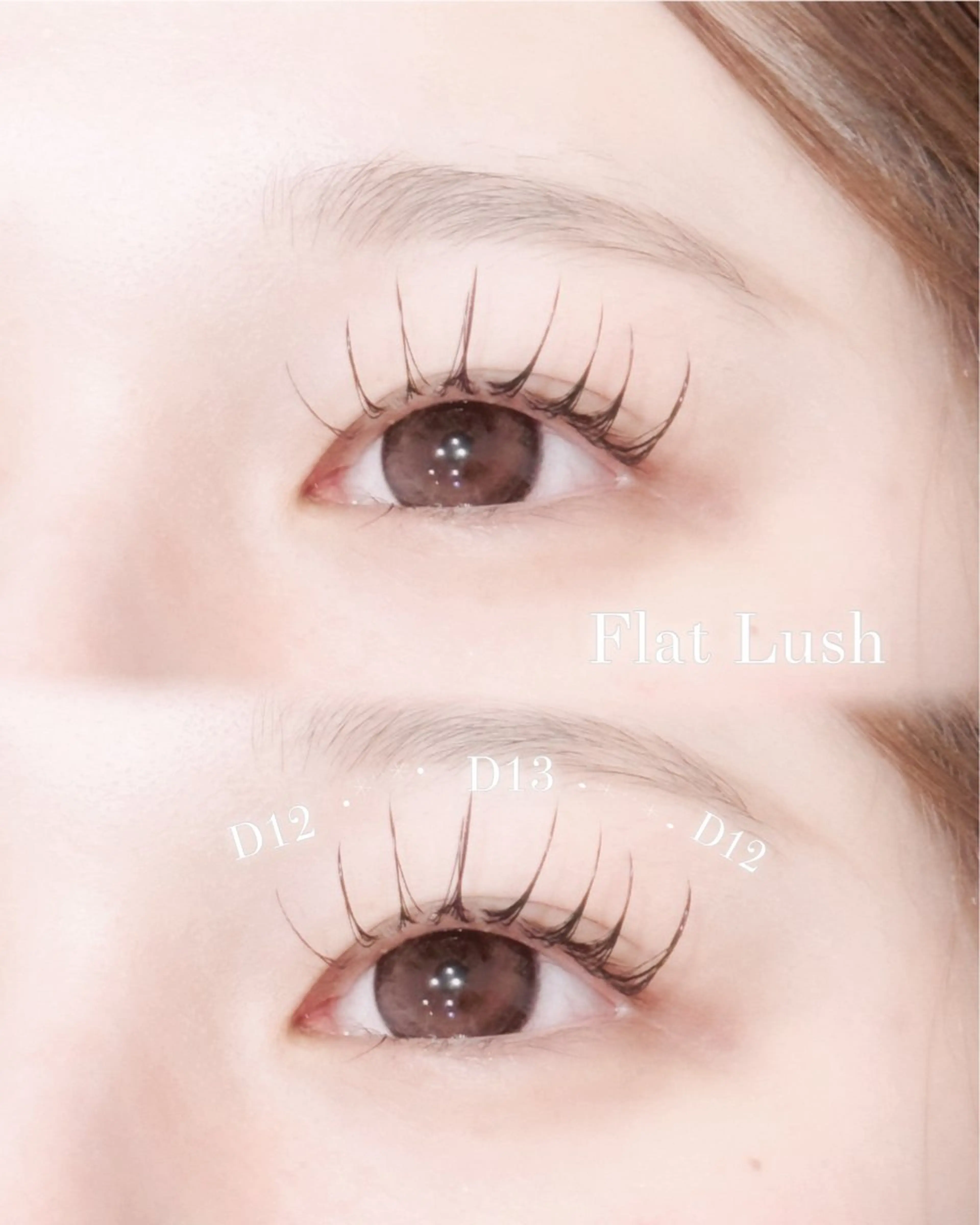 マツエク・マツパ Dカール 韓国風マツエク ナチュラル 【meme】 🎀marina🎀のマツエク・マツパデザイン