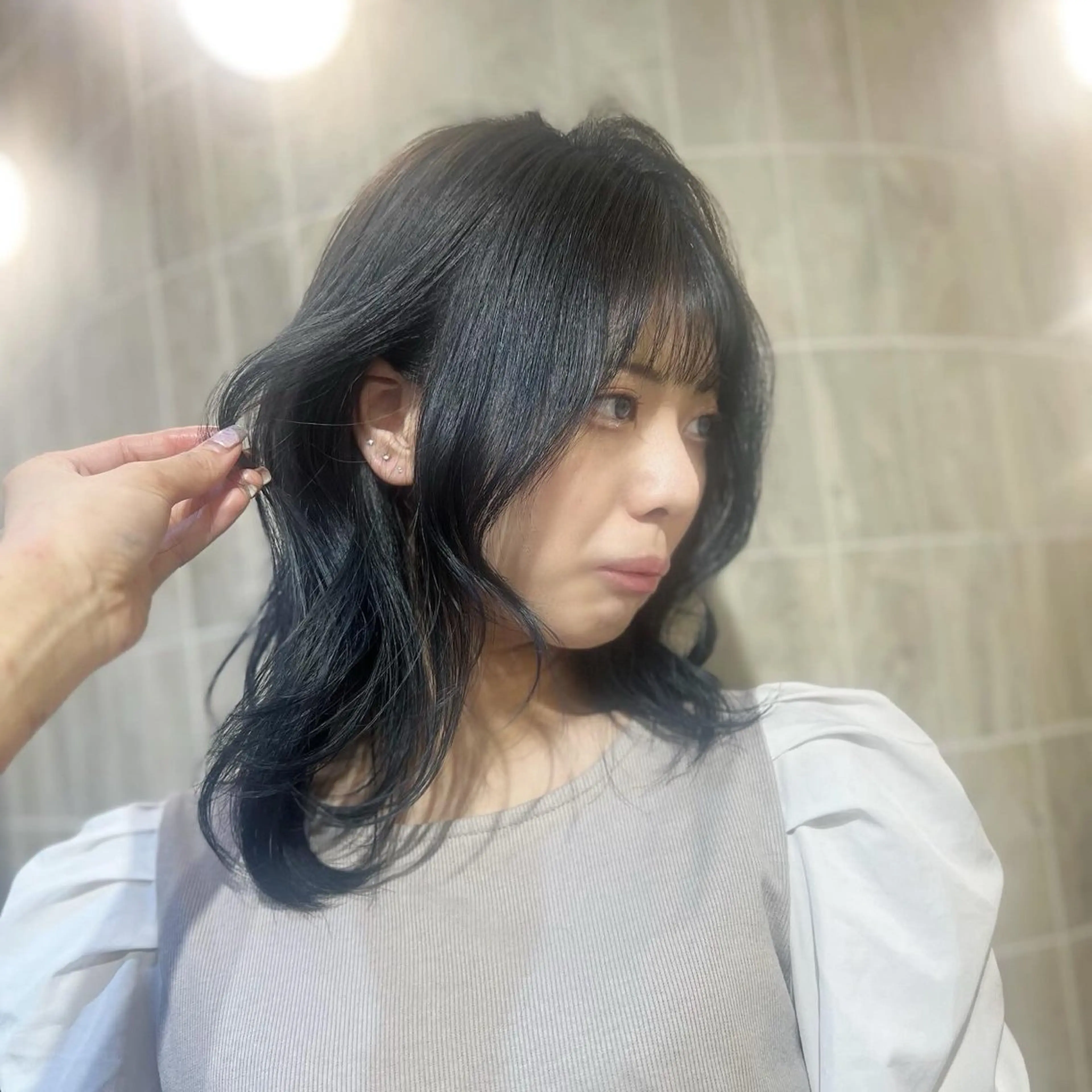 カラー Elsa the leap アヤカのヘアスタイル