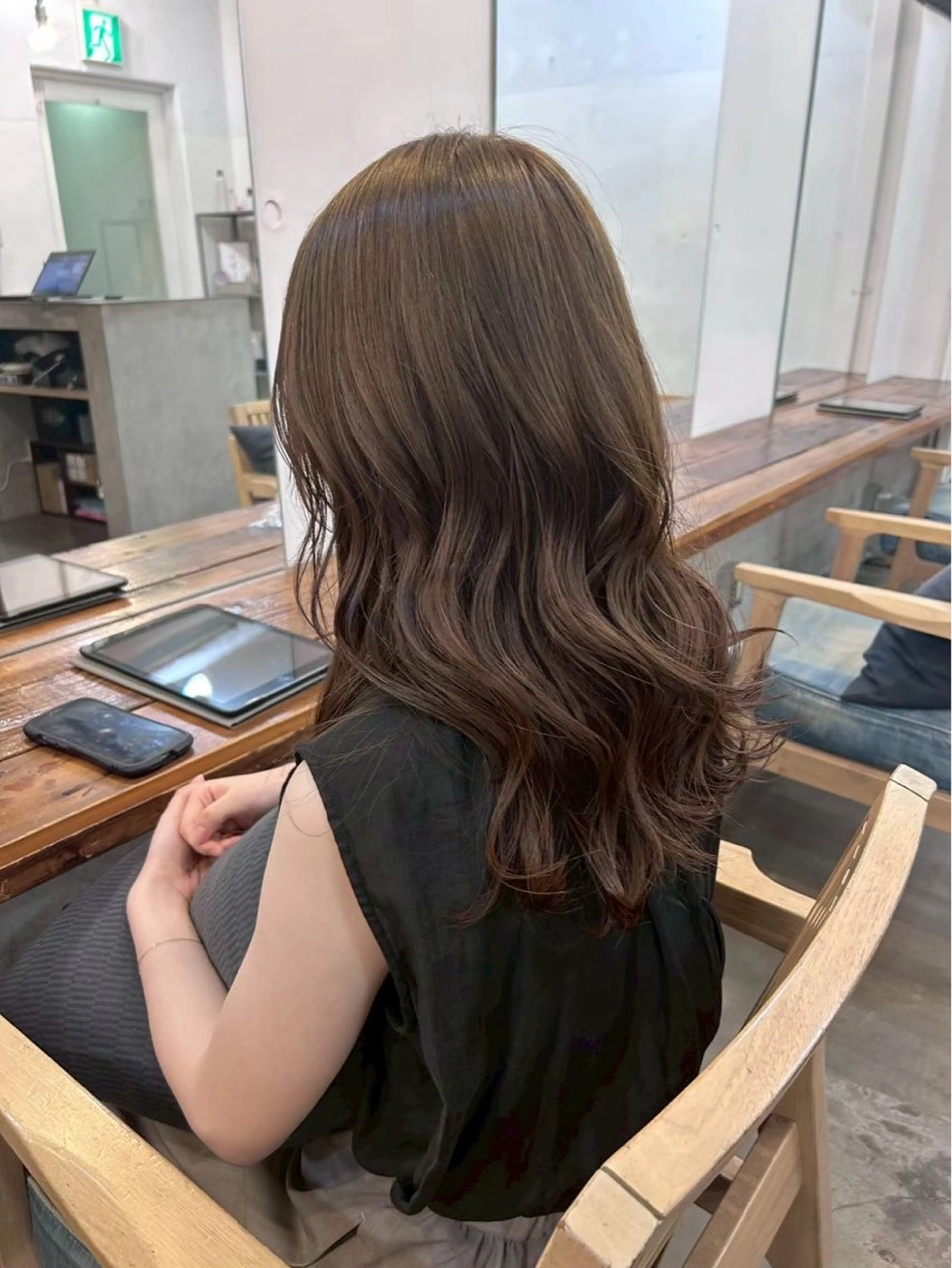 ロング ヘアカラー 🫧‪透明感カラー￤ 髪質改善_響🫧👑のヘアスタイル