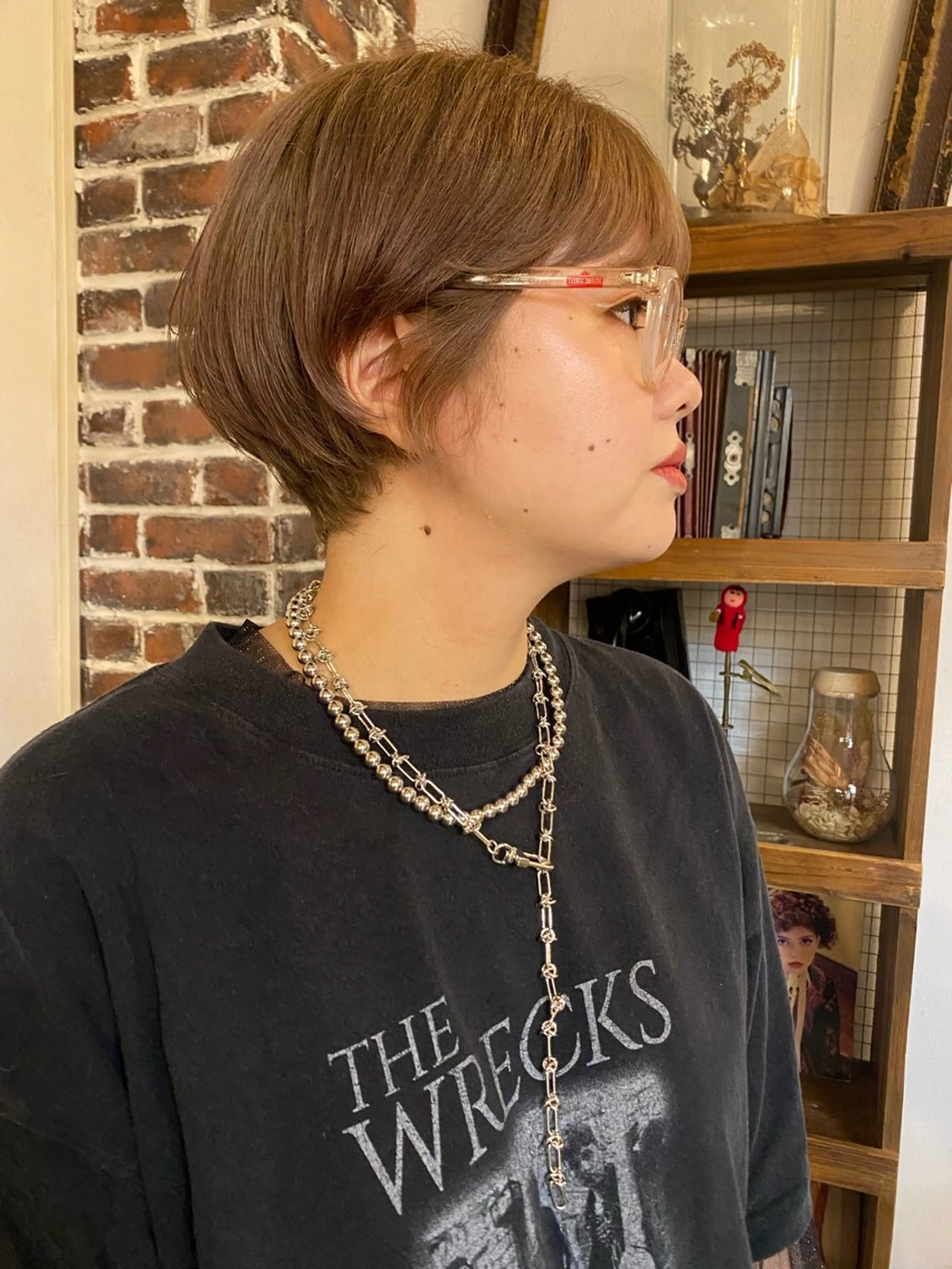 ショート ヒラカホ/ ブリーチ/似合わせのヘアスタイル