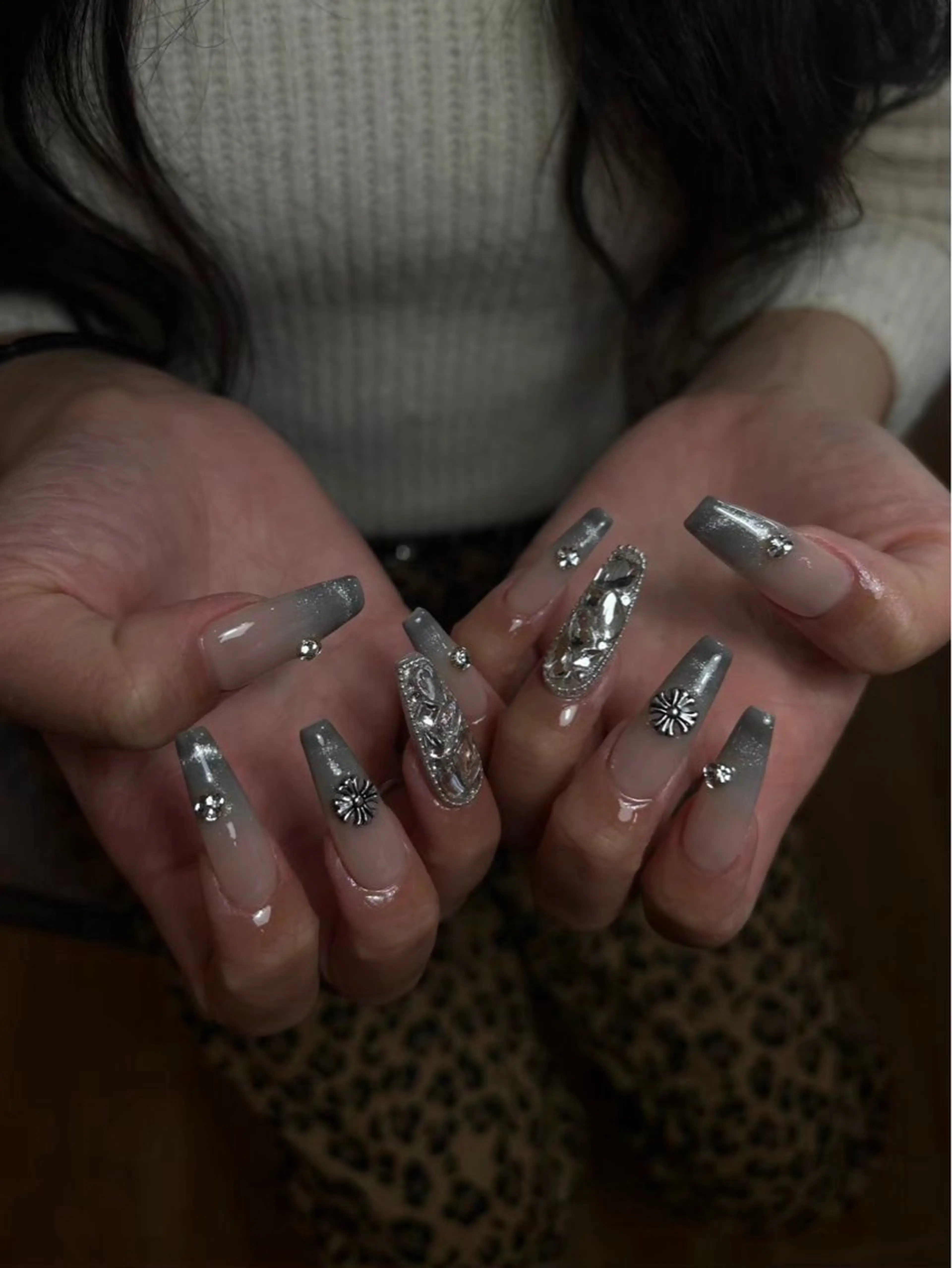 【‧✧̣̥̇‧オフ/ケア‧✧̣̥̇‧】長さだしフルアートの写真