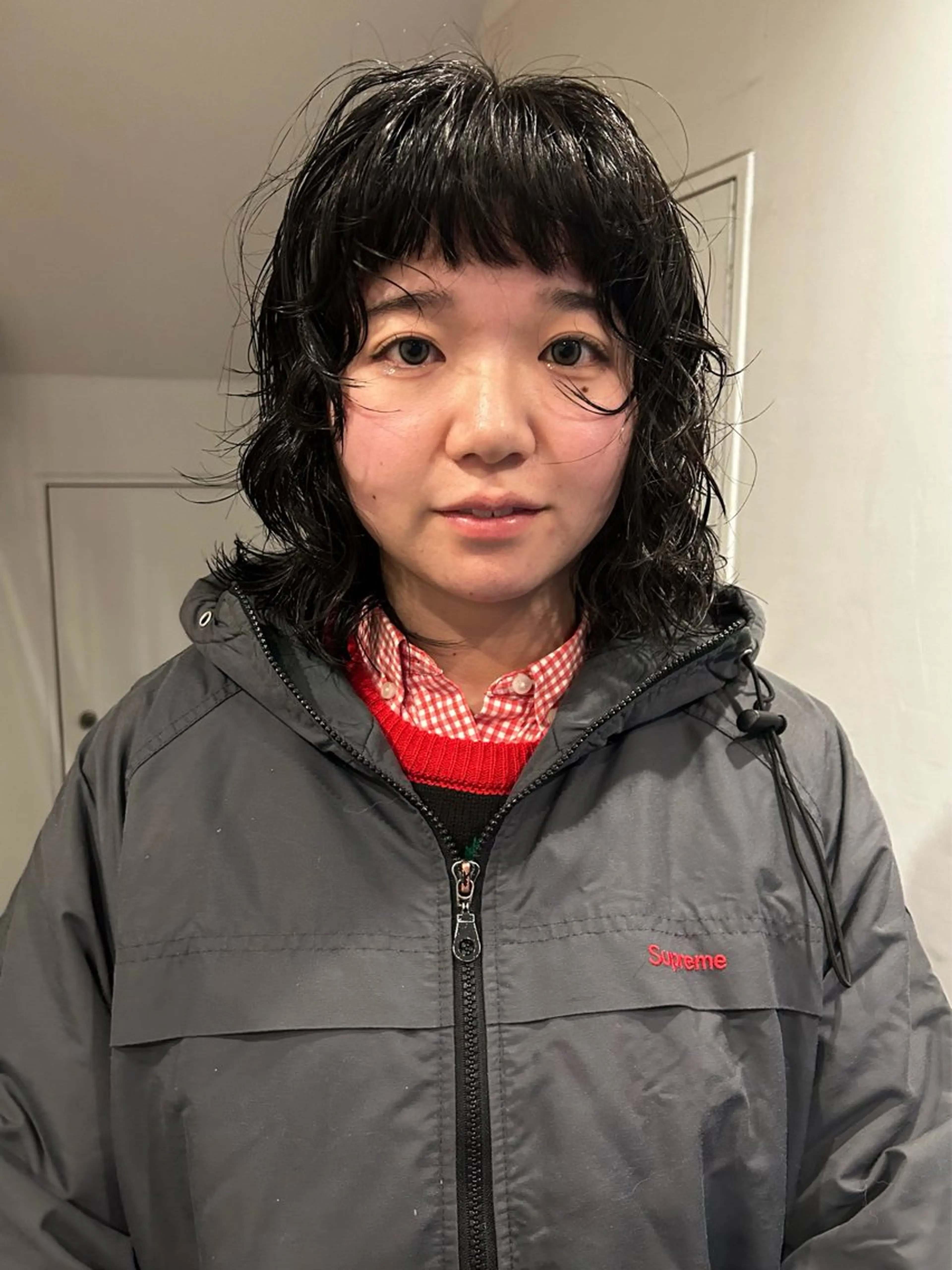 ミディアム パーマ カット パーマ hen所属・心斎橋/レイヤー/ ブリーチ/モエのヘアスタイル