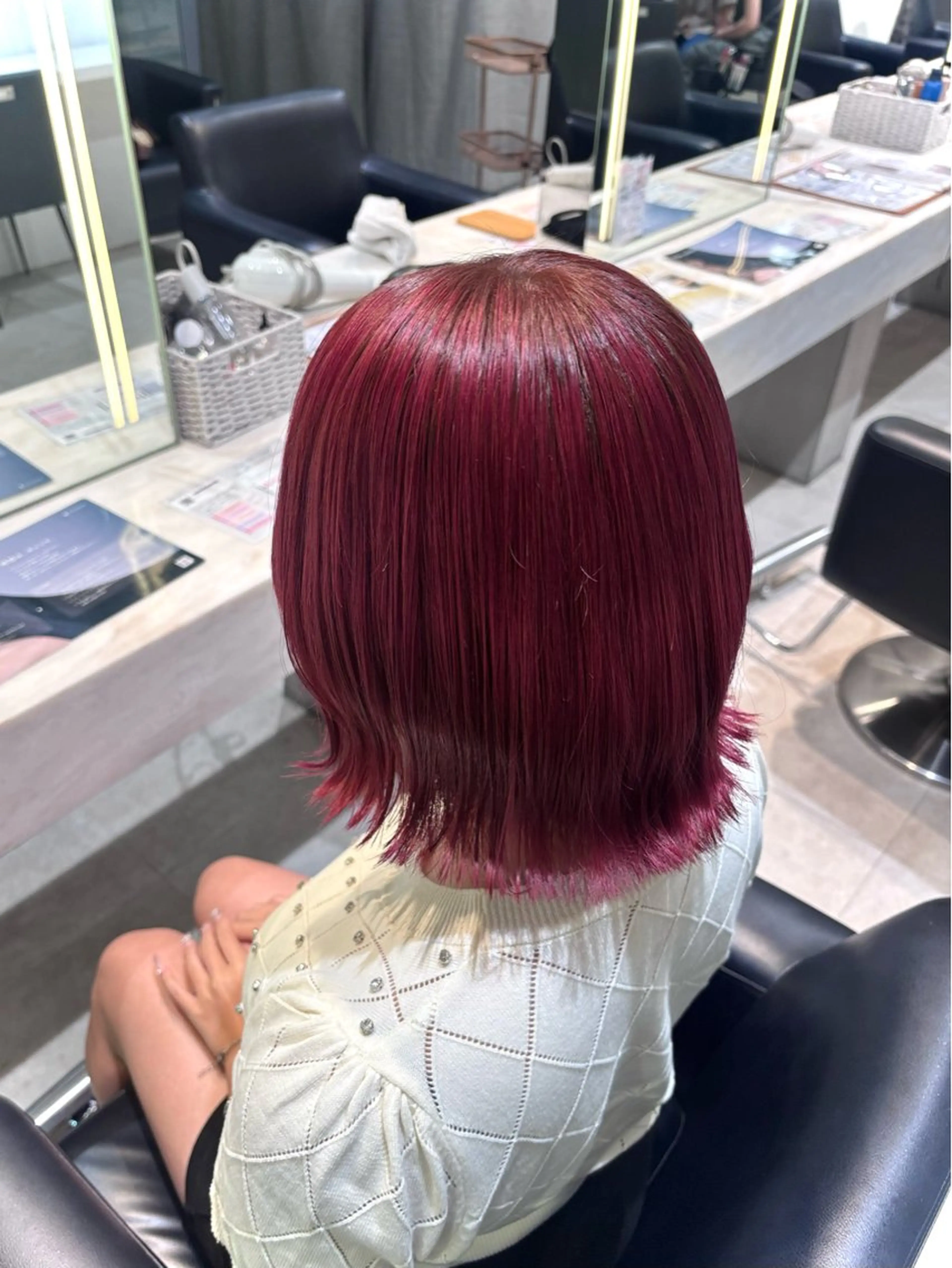 ショート カラー ボブ/メンズ/パーマ /Tamakiのヘアスタイル