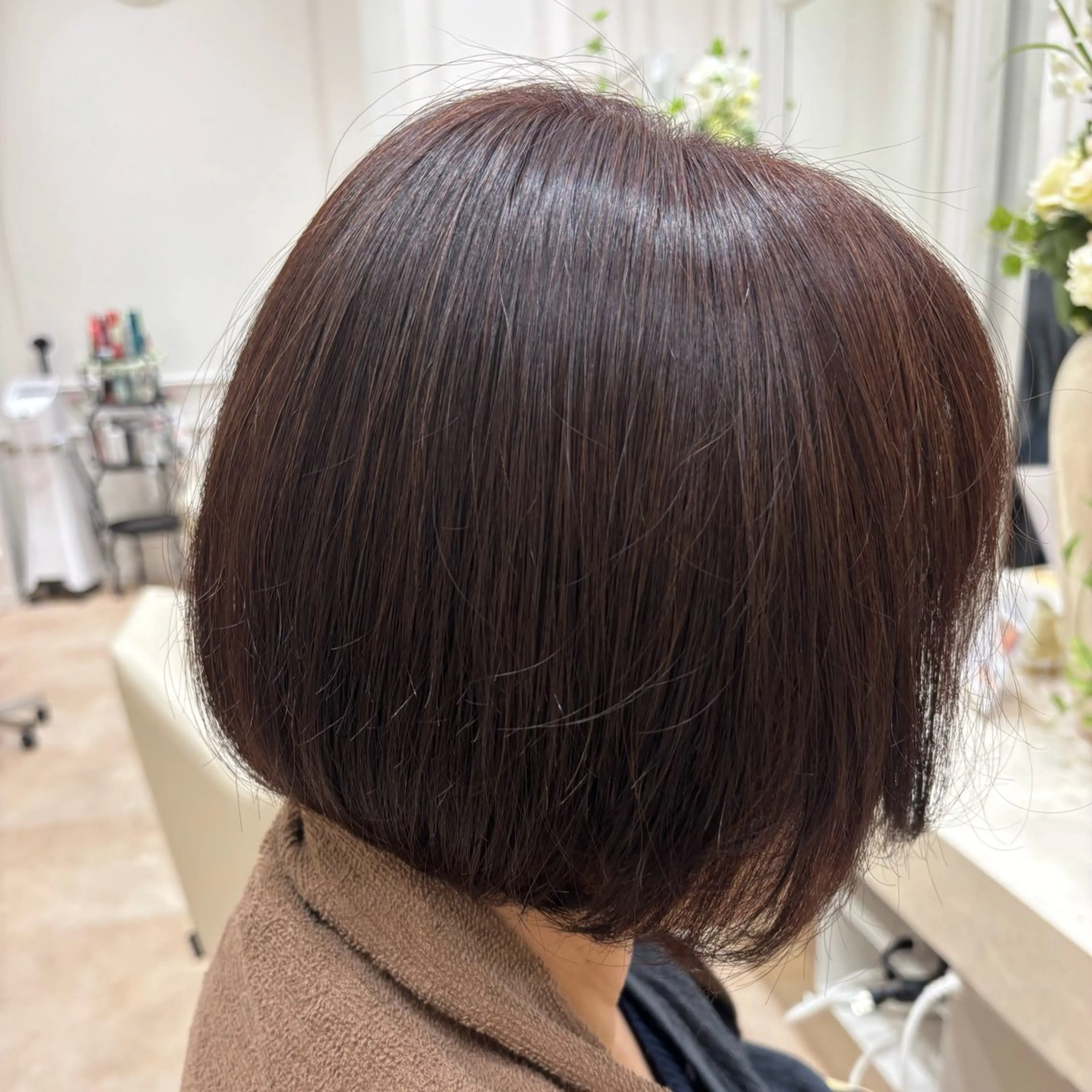 カラー ピンクカラー 上田 華音のヘアスタイル