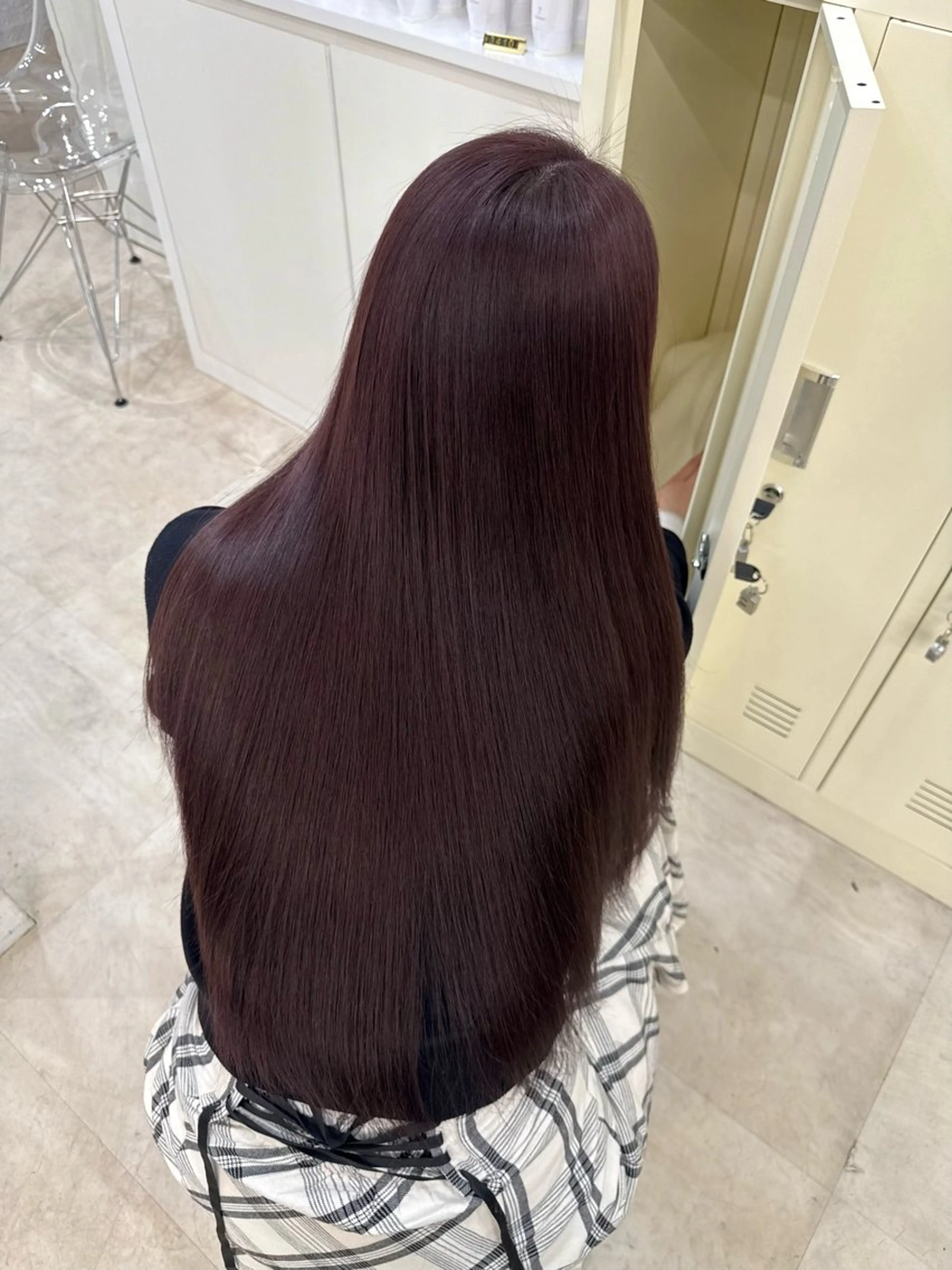 ロング カット ヘアカラー 縮毛矯正 トリートメント 髪質改善× ブリーチなしyutoのヘアスタイル