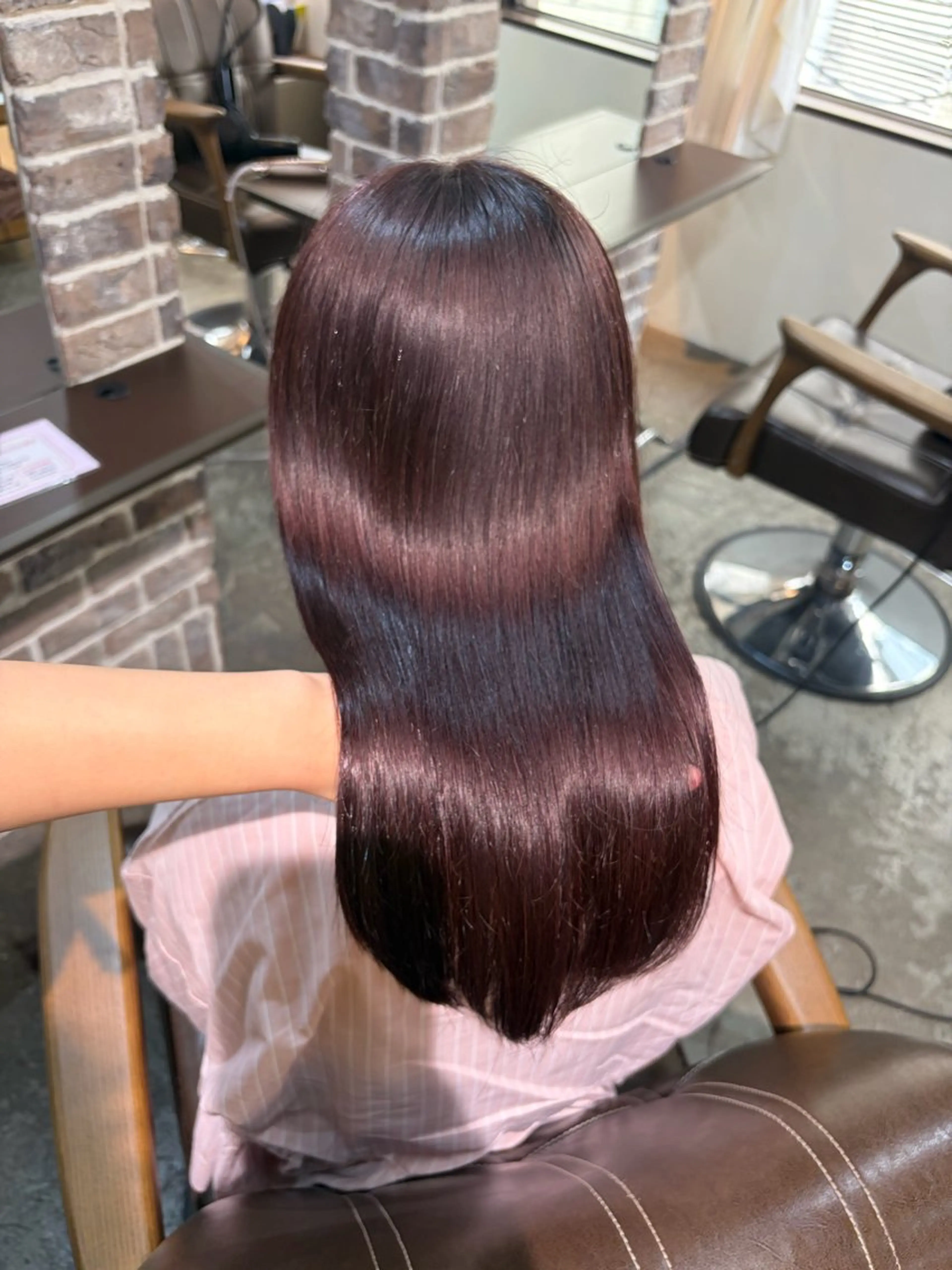 ミディアム カラー 透明感カラー ラベンダーカラー ラベンダーピンク ピンクカラー カット ヘアカラー メンズパーマ/縮毛 矯正/徳田真緒のヘアスタイル