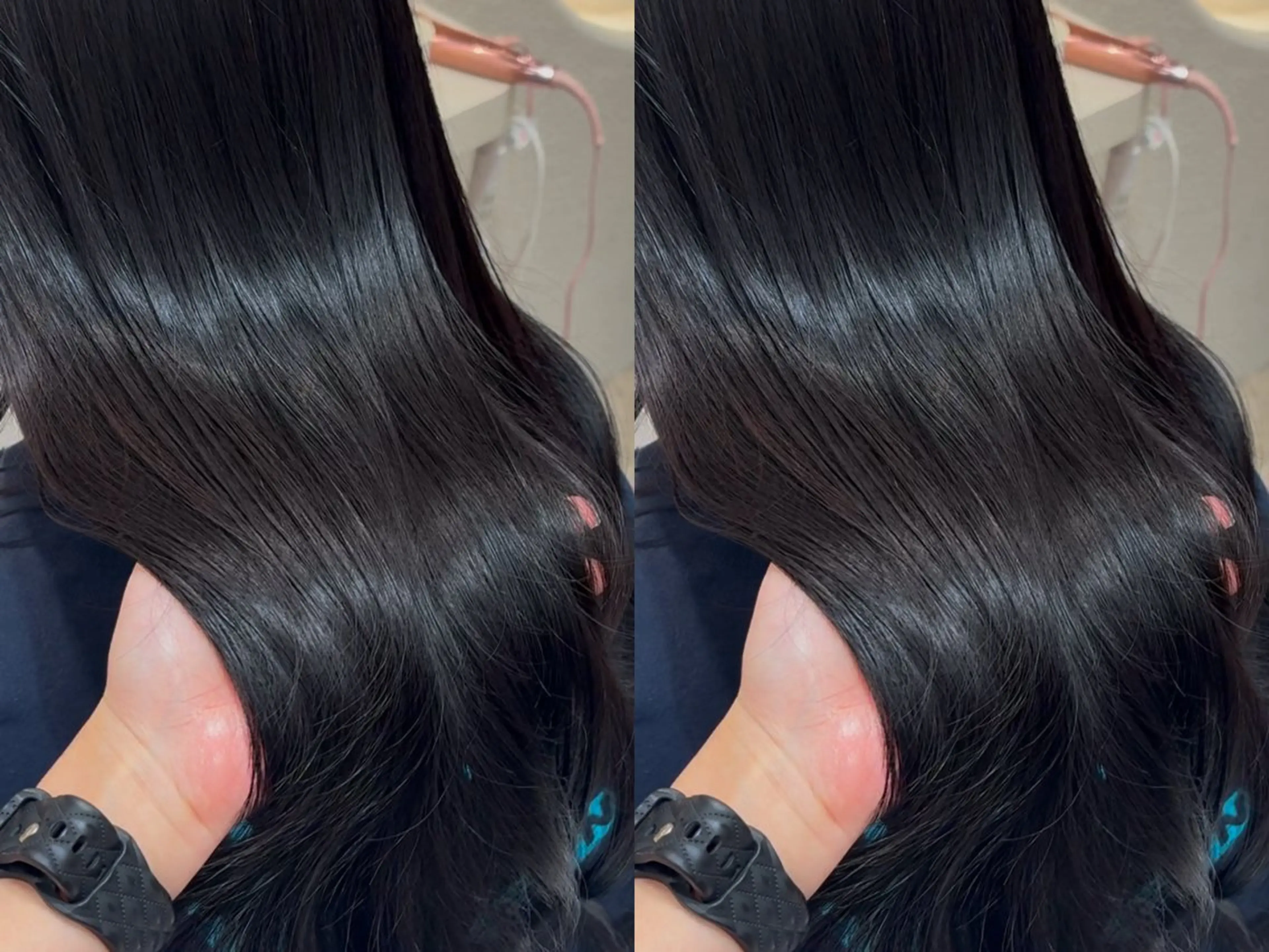 ロング ヘアカラー トリートメント 上品♡韓国レイヤー 🤍のの🤍のヘアスタイル