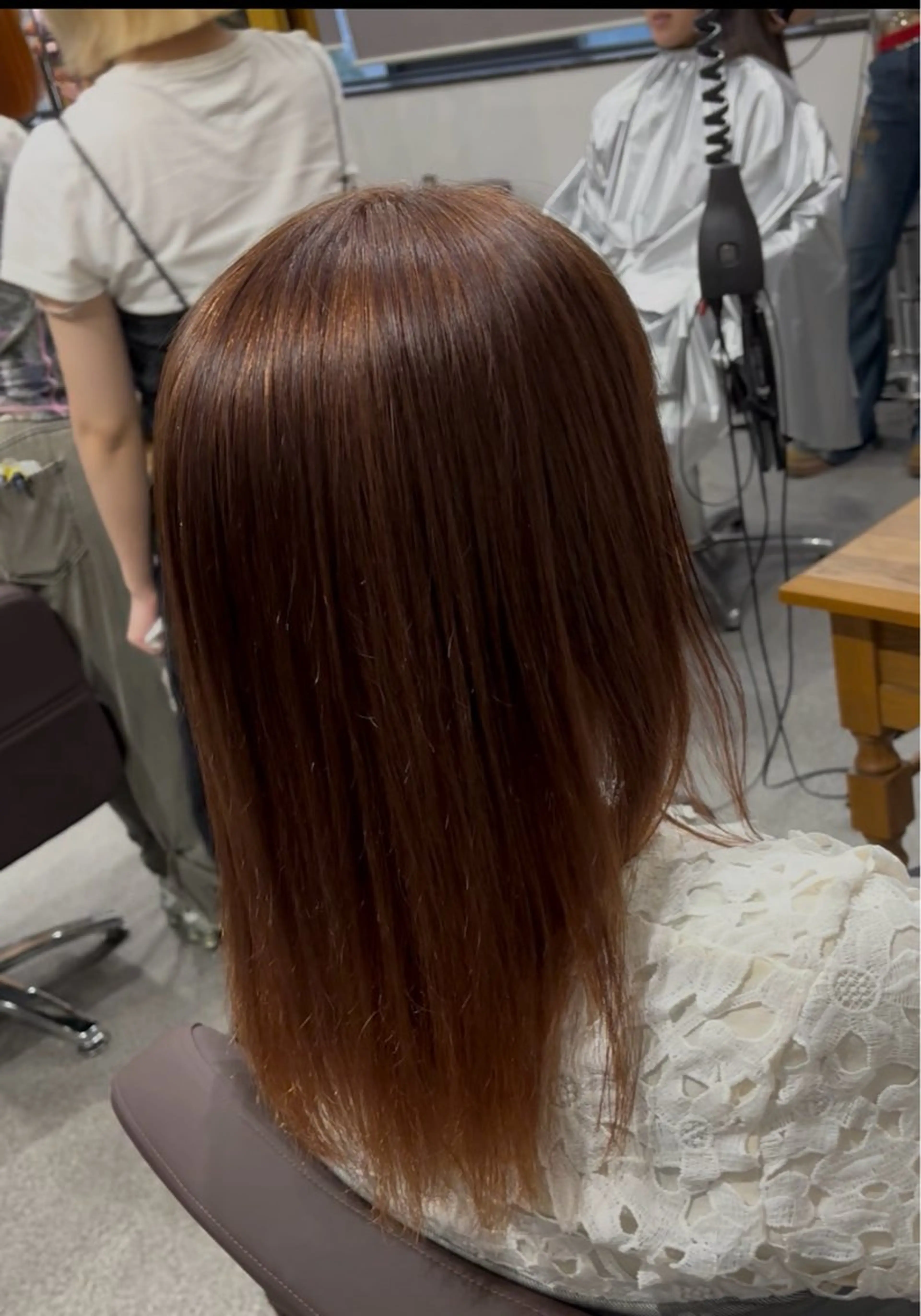 セミロング 縮毛矯正 佐藤 秋斗 ￤モデル募集終了のヘアスタイル