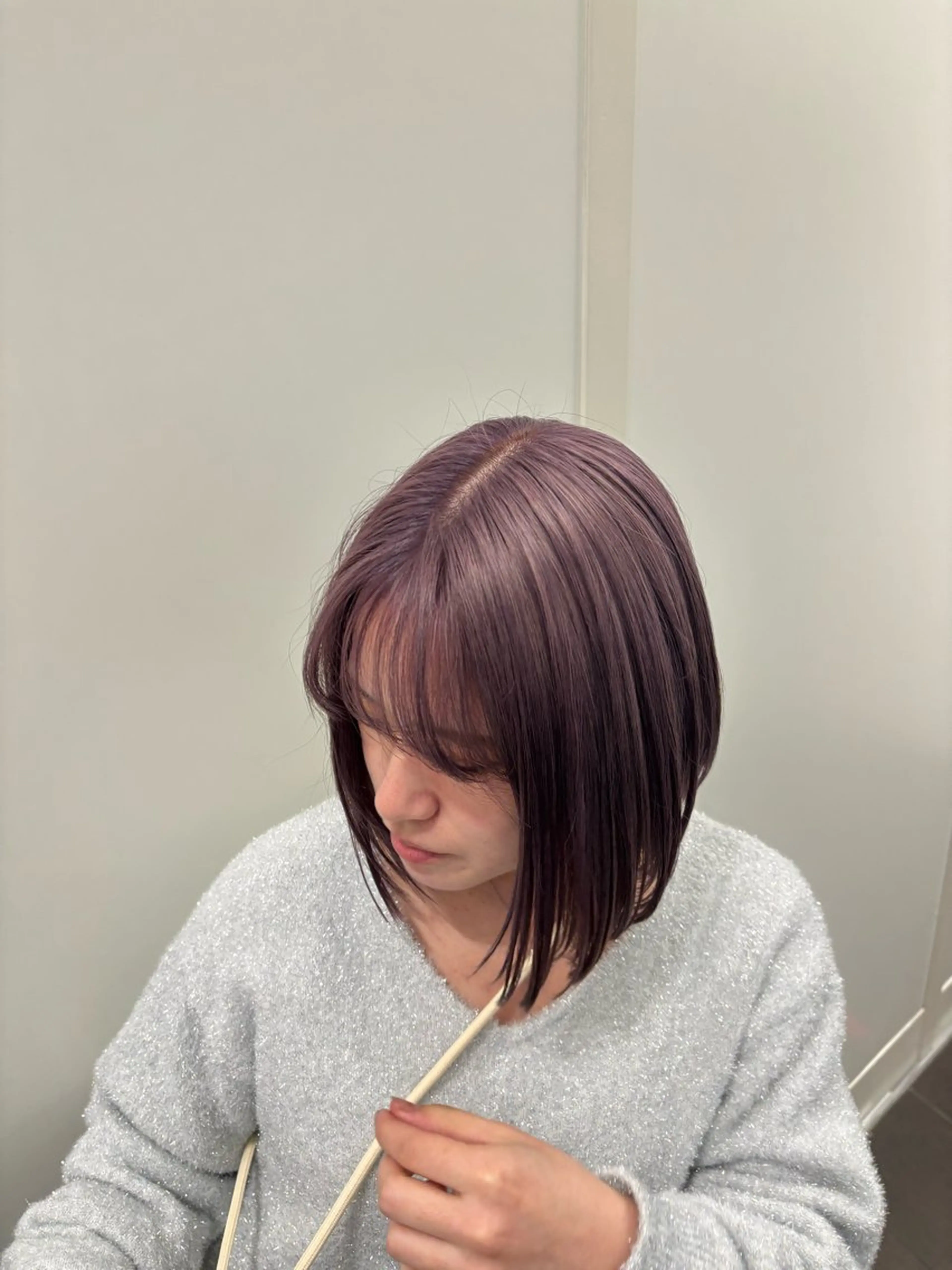 ショート カラー cinq所属・ハイトーン/ラベンダ ー/ yuina🪄のヘアスタイル