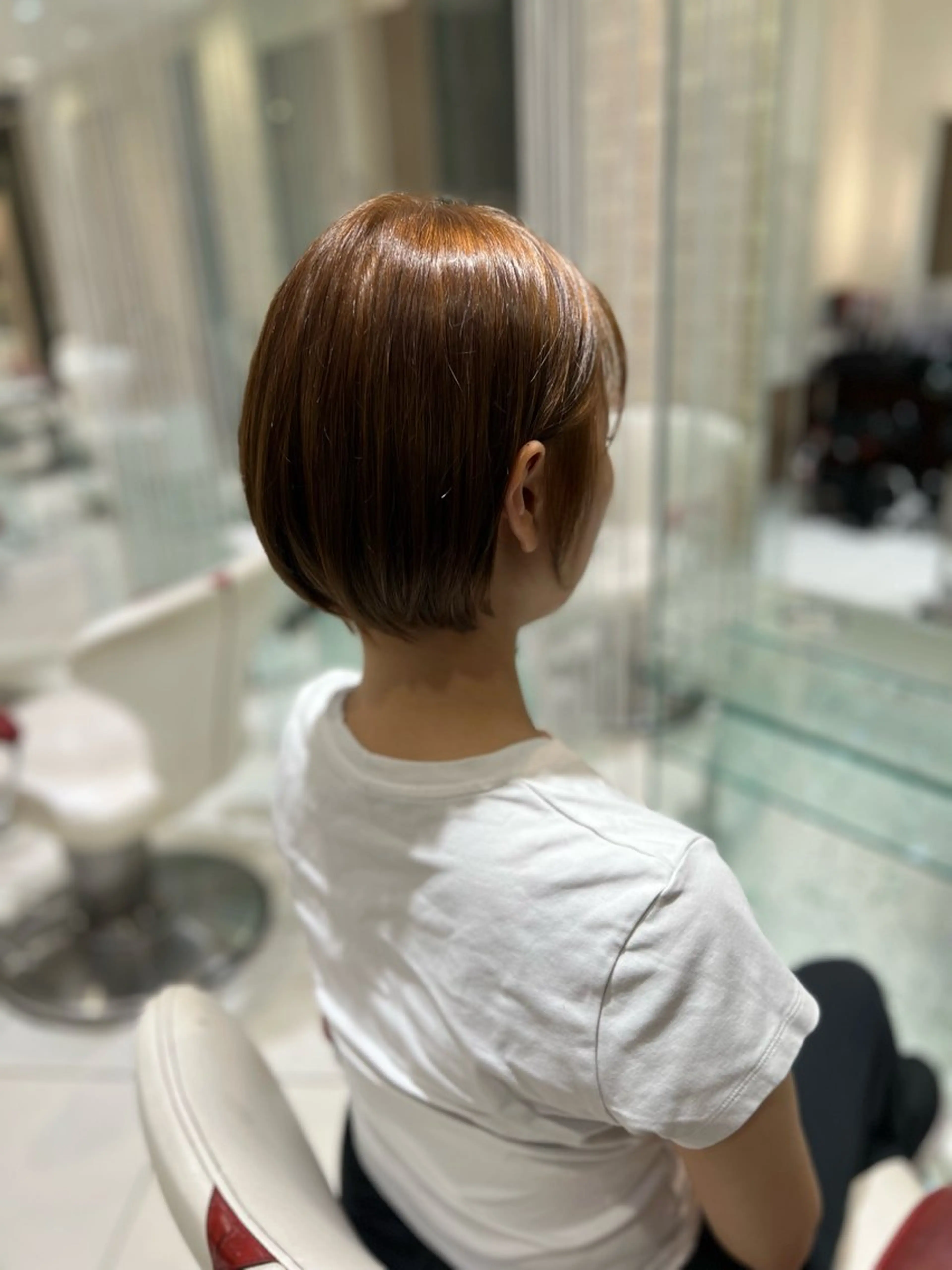 カラー バレイヤージュ ブリーチ ケアブリーチ 透明感カラー デザインカラー ボブ/ハイトーン髪質 改善/越谷✨クラモチのヘアスタイル