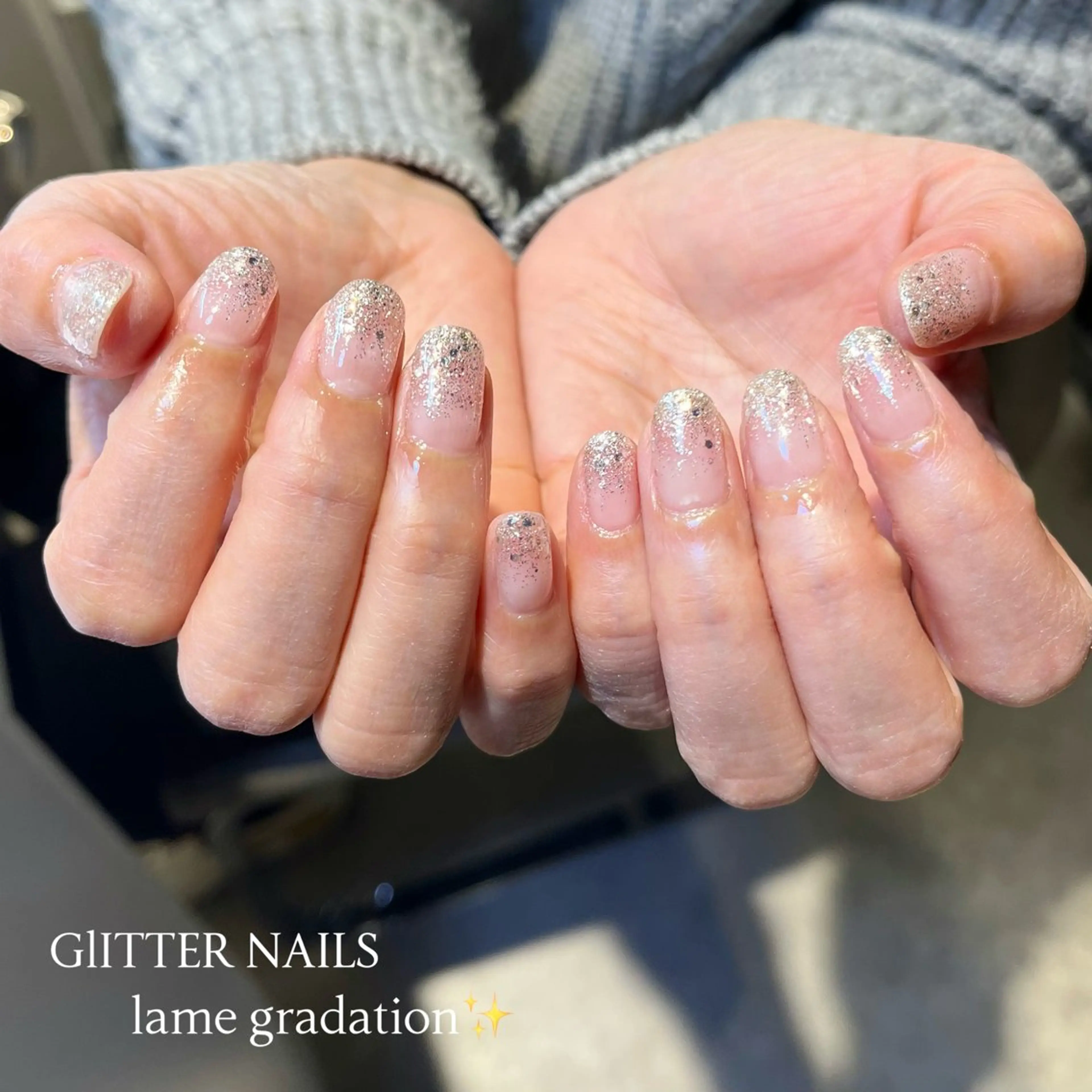 【hand】ワンカラー・グラデーション　　　　　(オフなし)パーツ追加🆗💕の写真