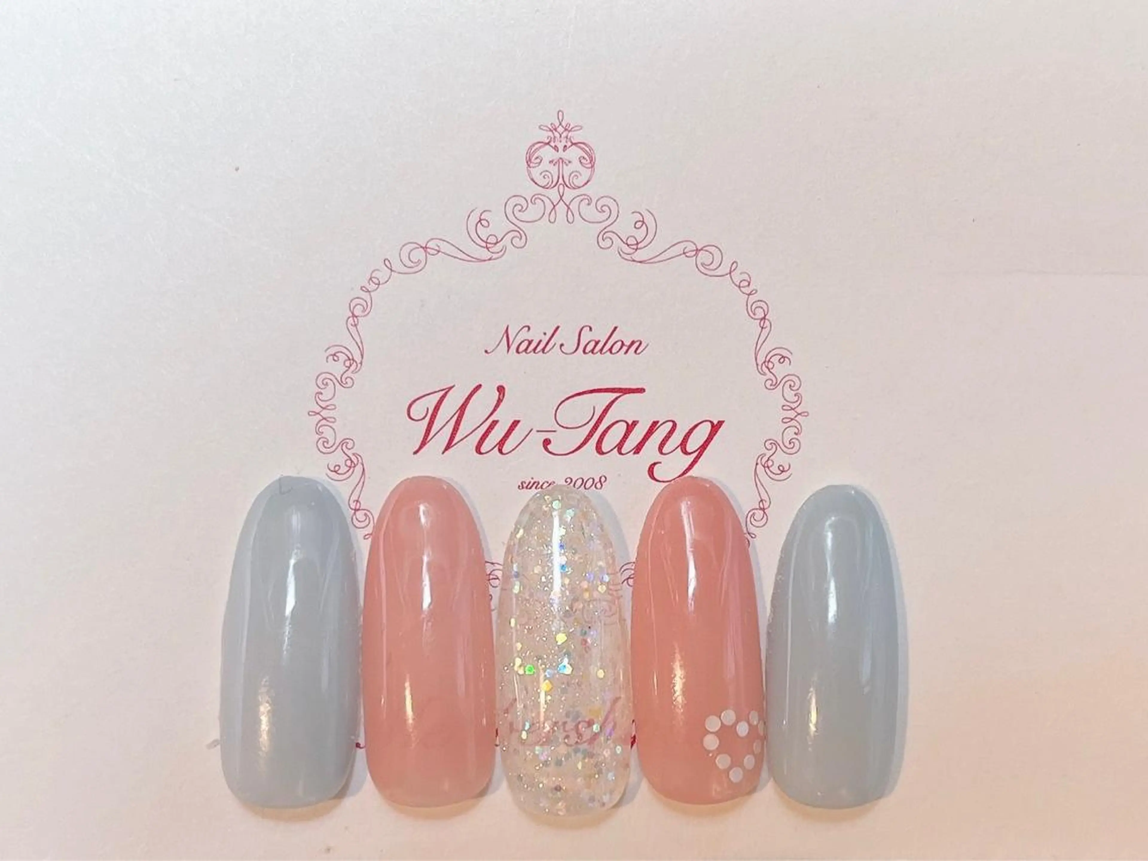 ネイル アートネイル シンプルネイル 堤 花のネイルデザイン