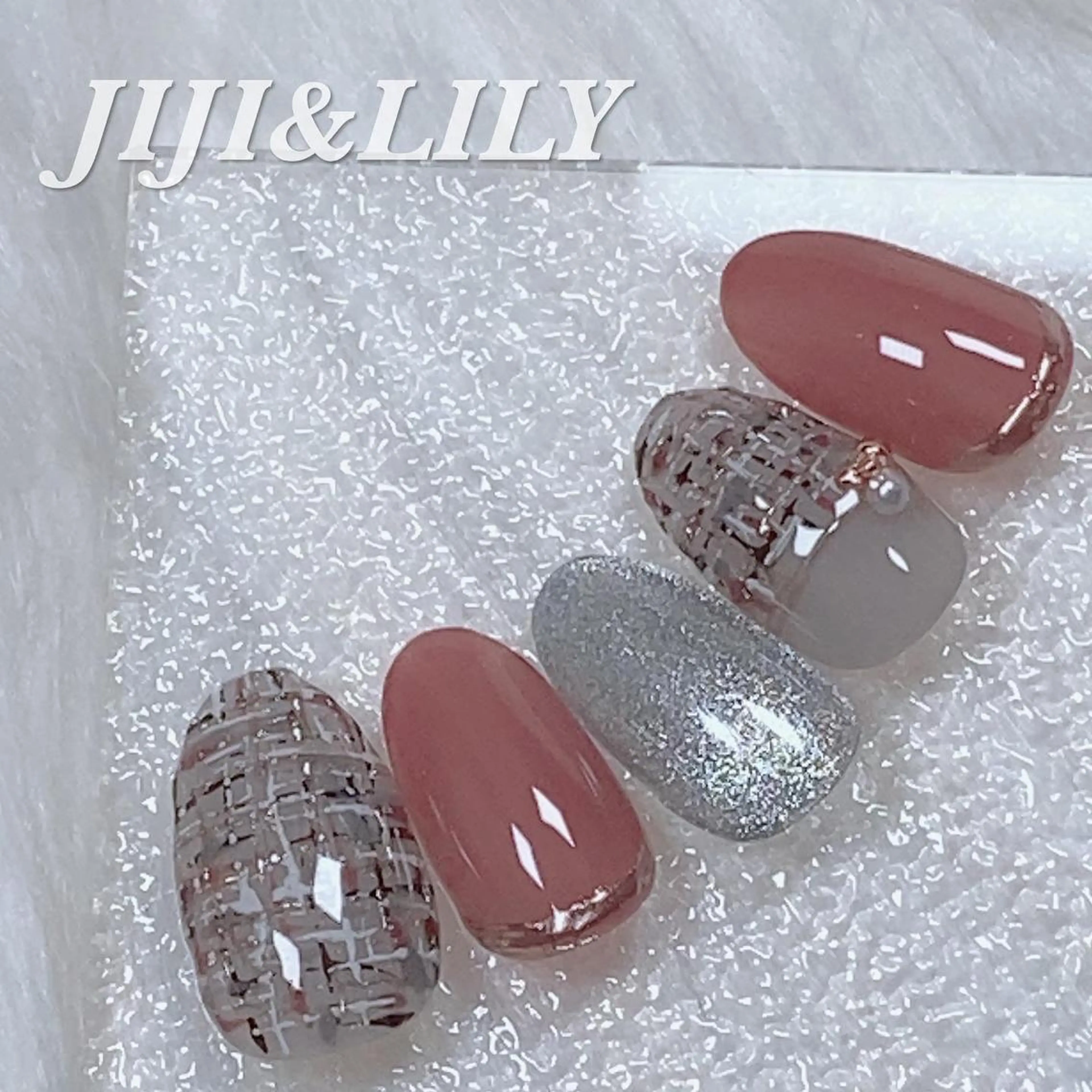 ネイル ツイードネイル 豊田 圭子のネイルデザイン